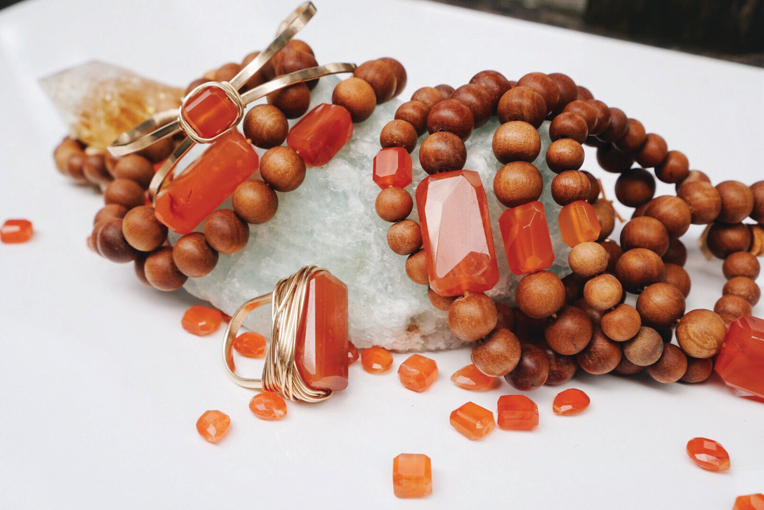July Birthstones- Carnelian & Ruby