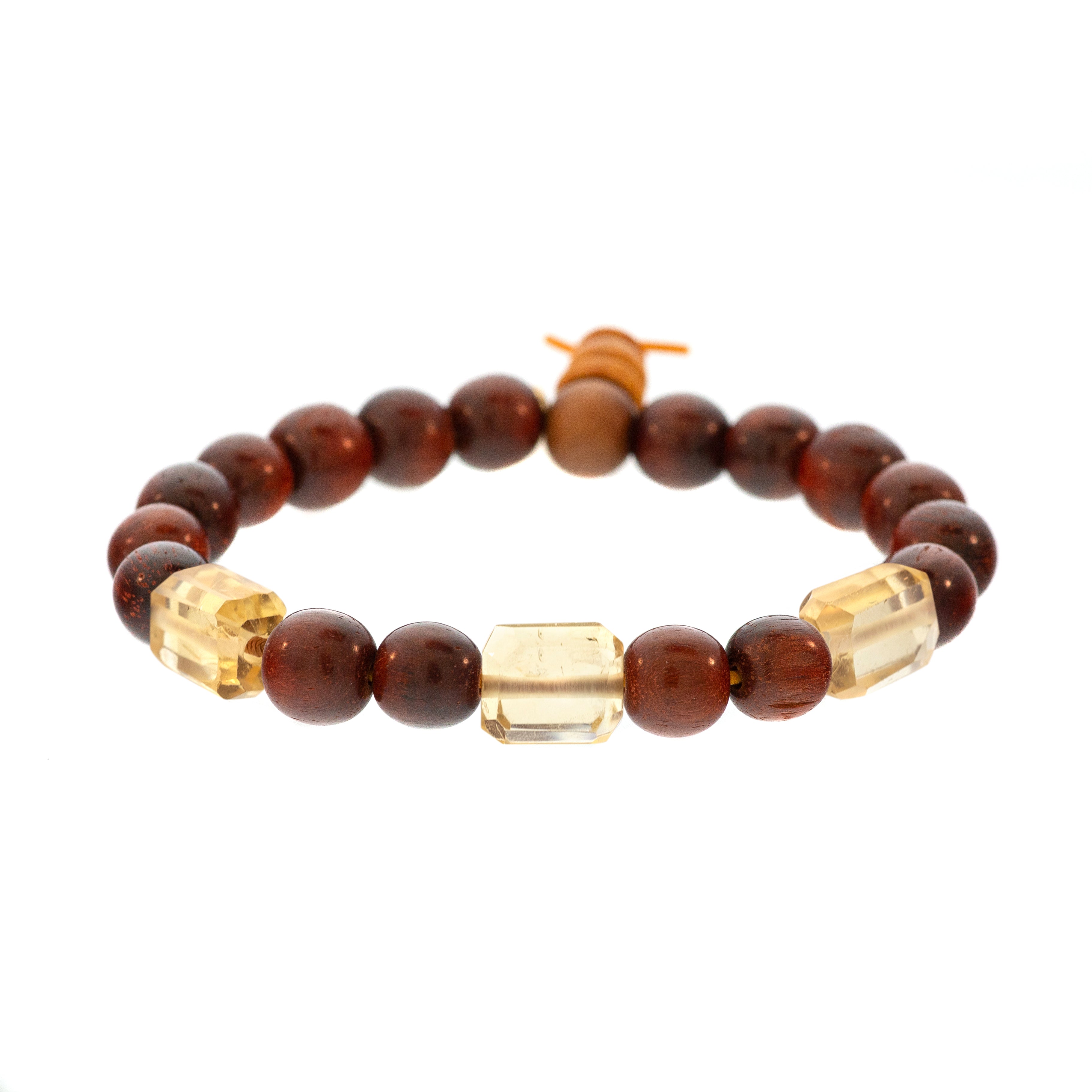 3-Stone Raj Redwood Bracelet