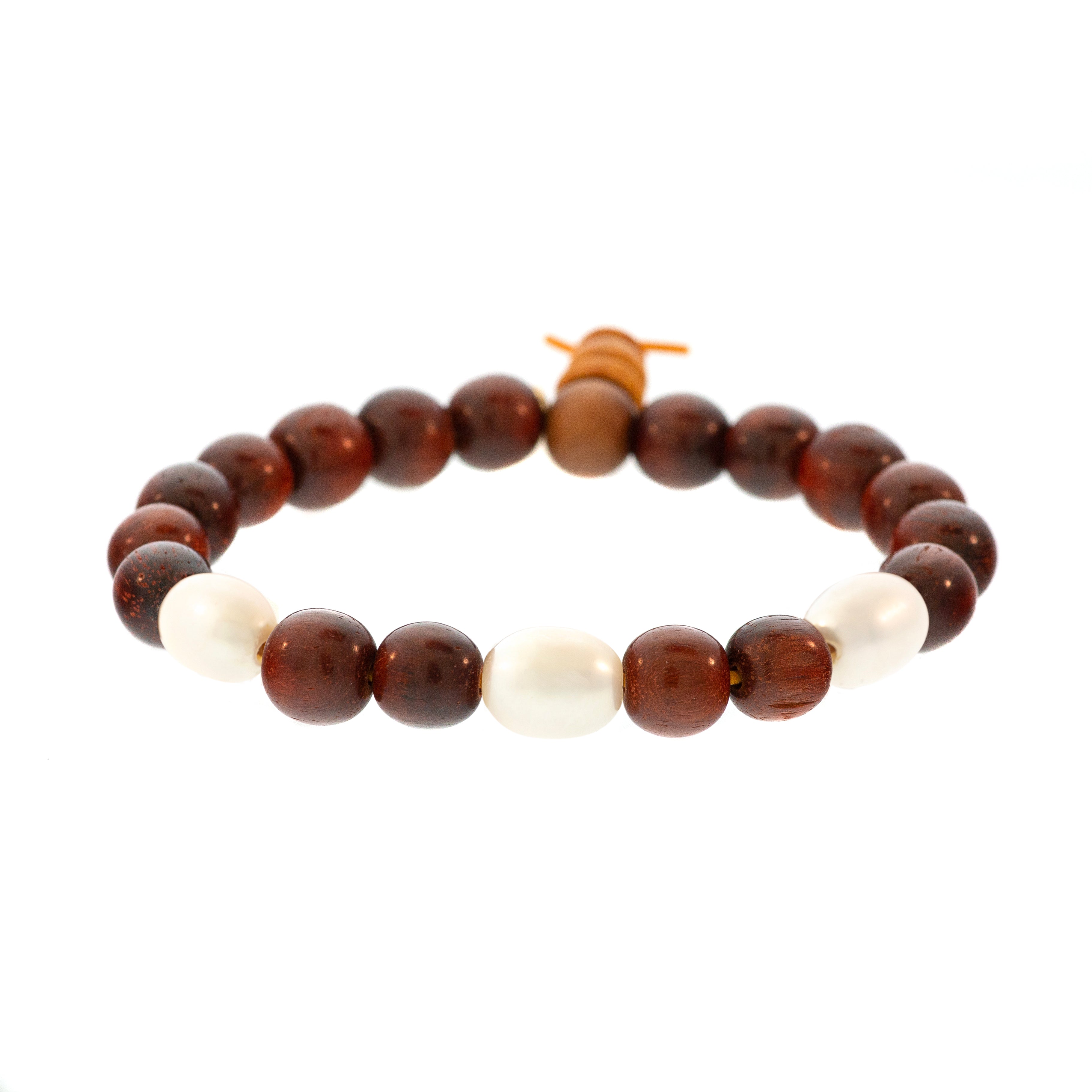 3-Stone Raj Redwood Bracelet