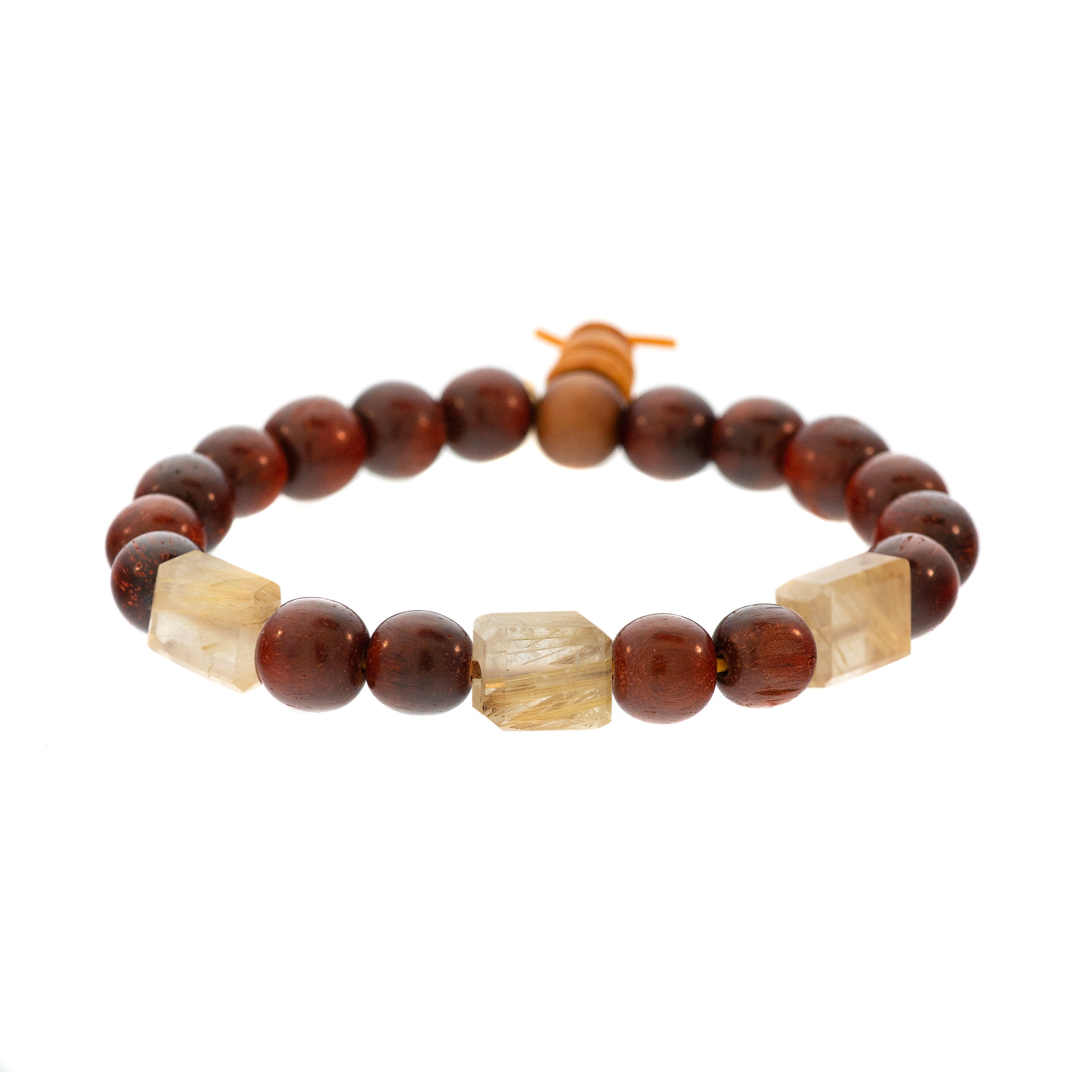 3-Stone Raj Redwood Bracelet