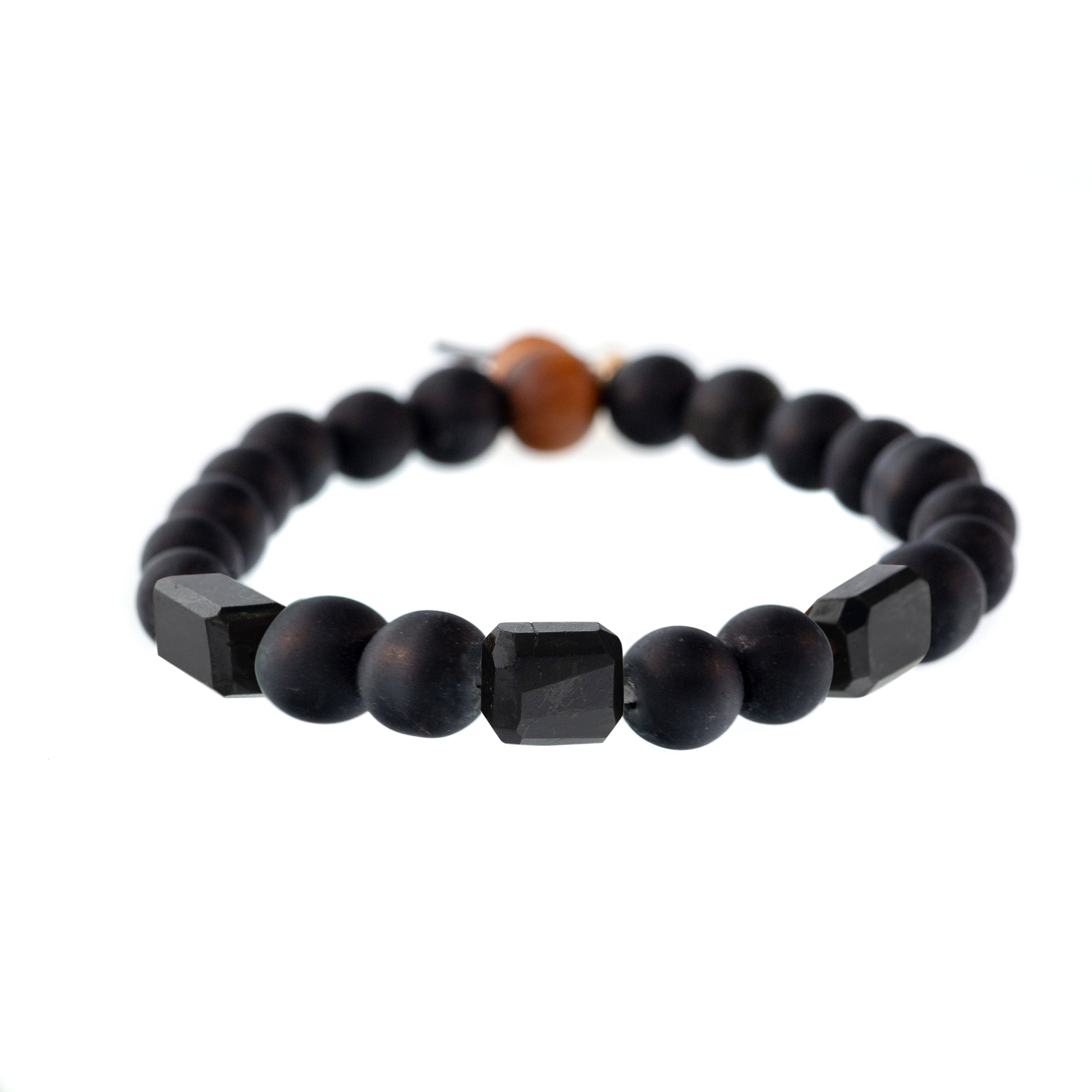 3-Stone Raj Shaligram Bracelet
