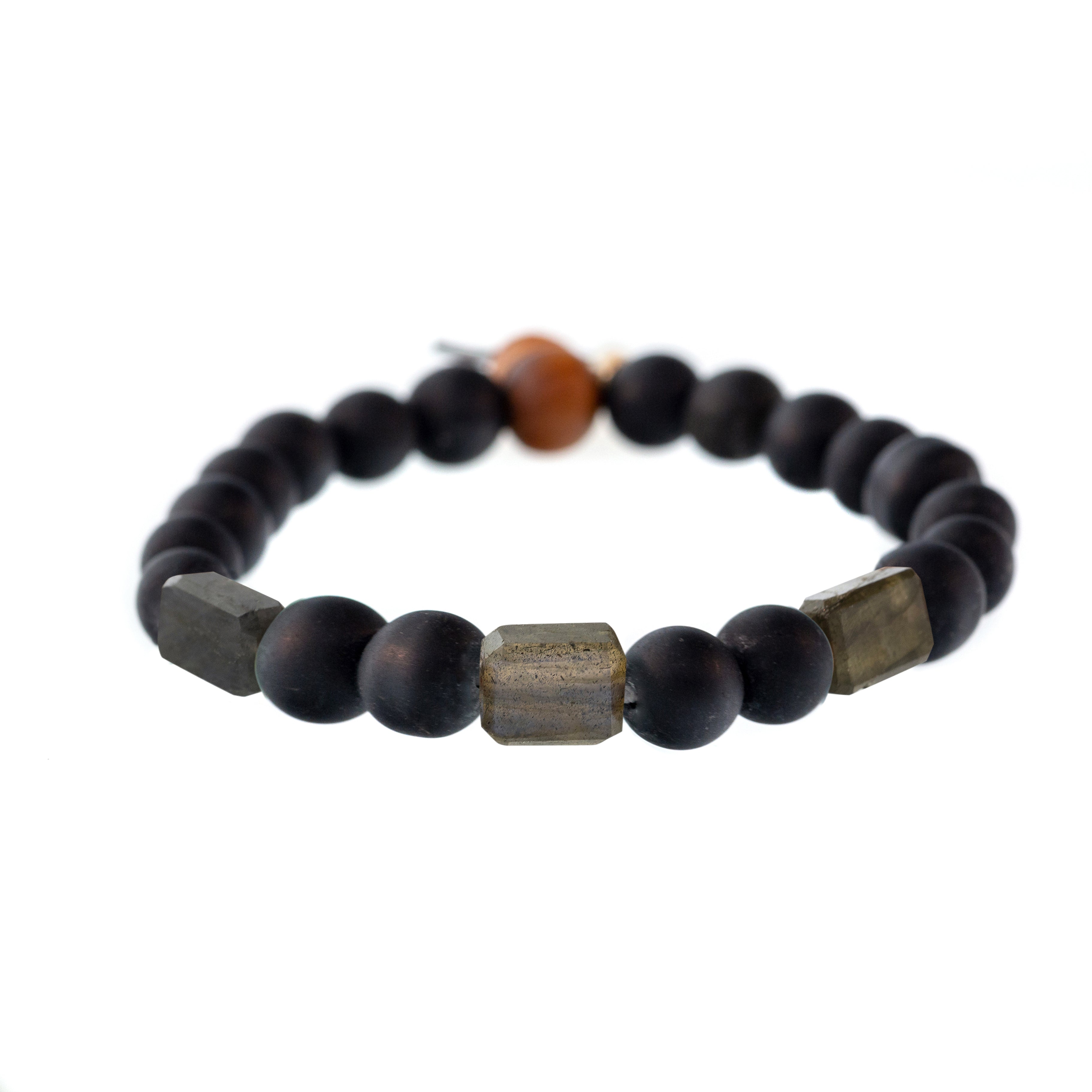 3-Stone Raj Shaligram Bracelet