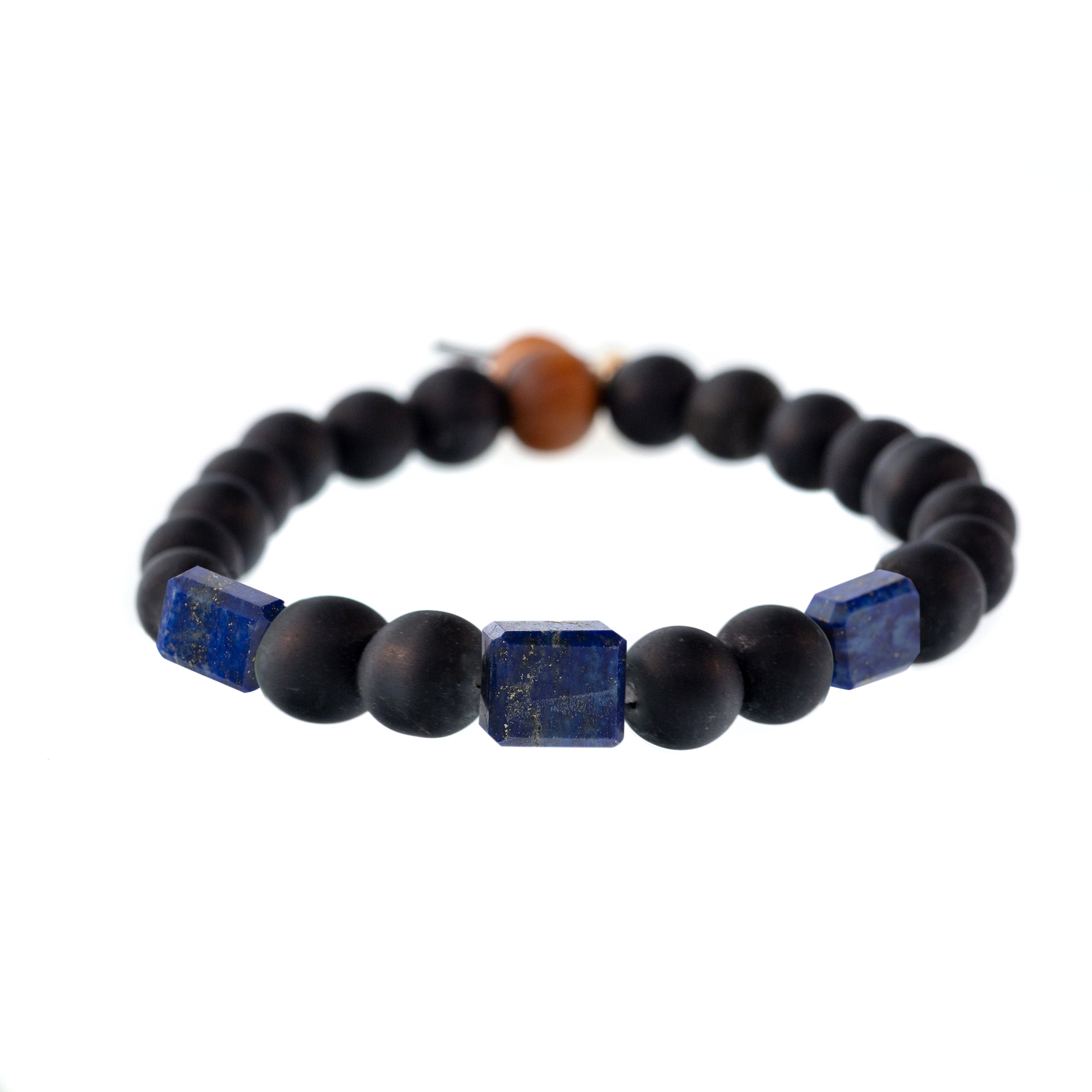 3-Stone Raj Shaligram Bracelet