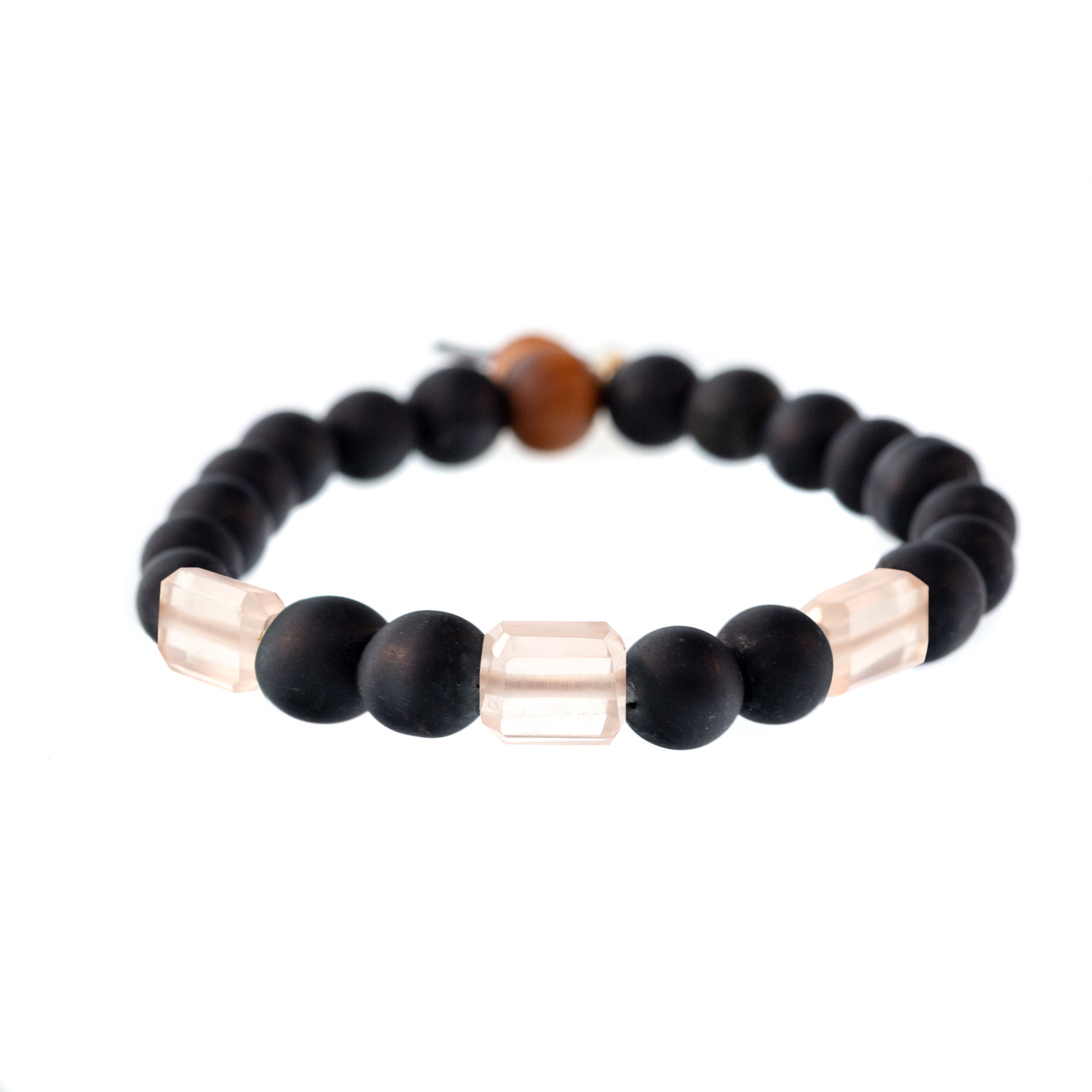 3-Stone Raj Shaligram Bracelet
