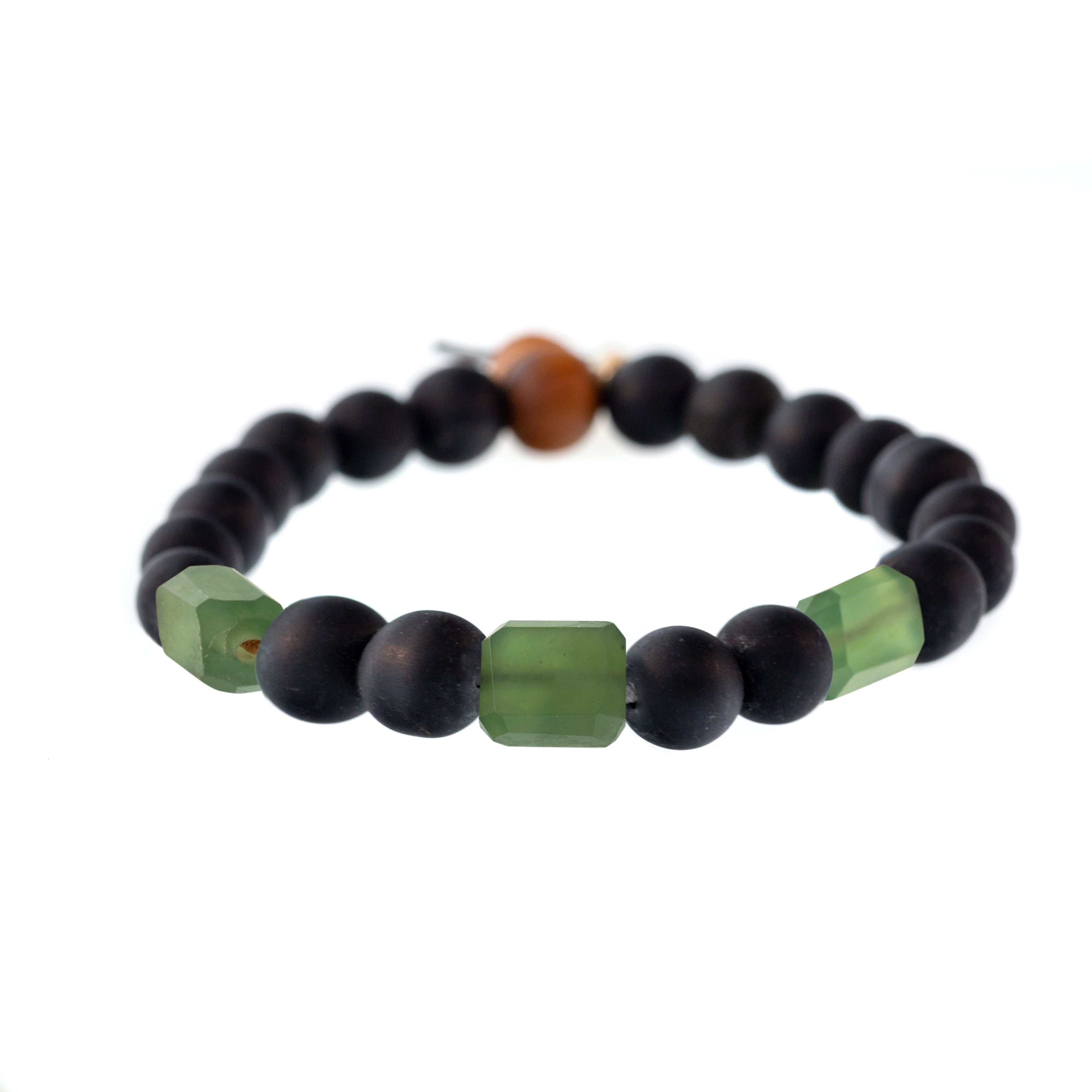 3-Stone Raj Shaligram Bracelet