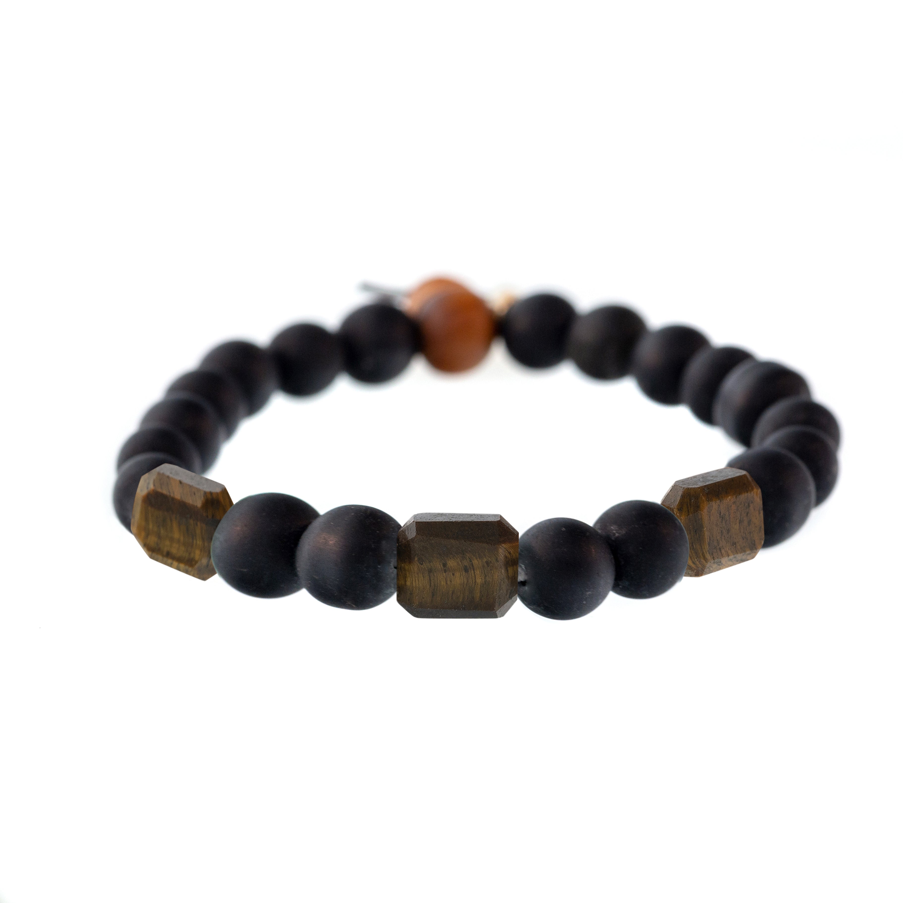3-Stone Raj Shaligram Bracelet