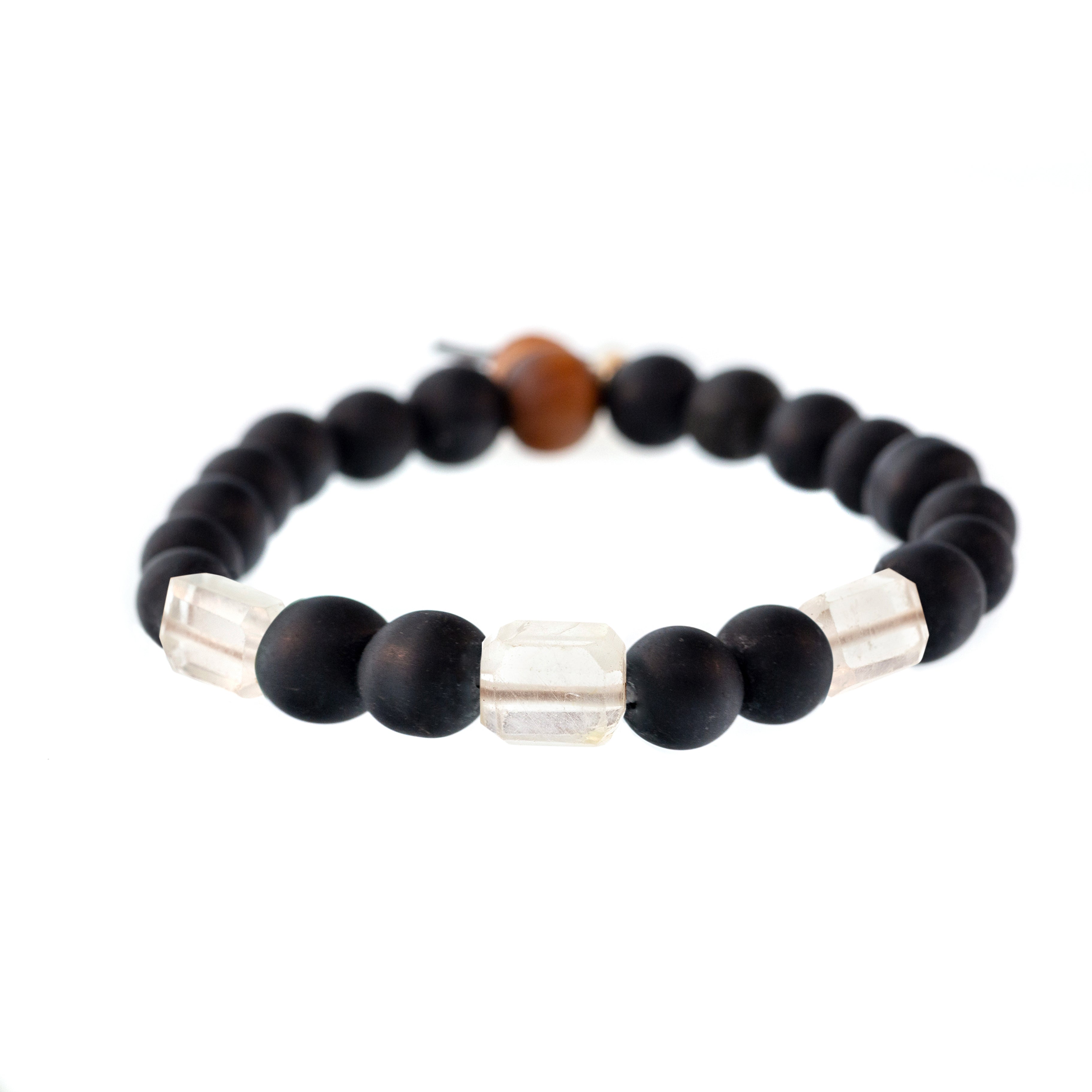 3-Stone Raj Shaligram Bracelet
