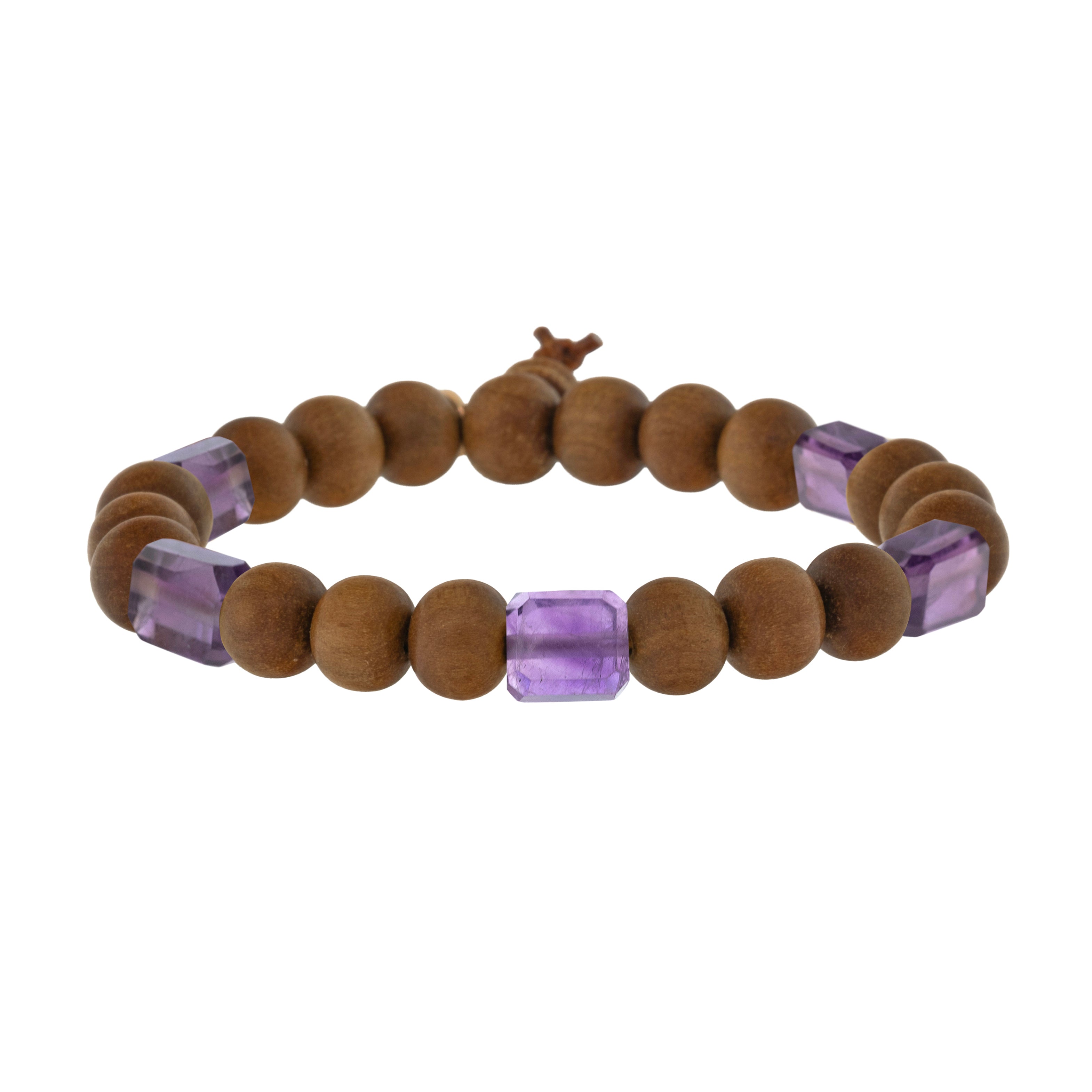 5-Stone Petite Rock Sandalwood Bracelet