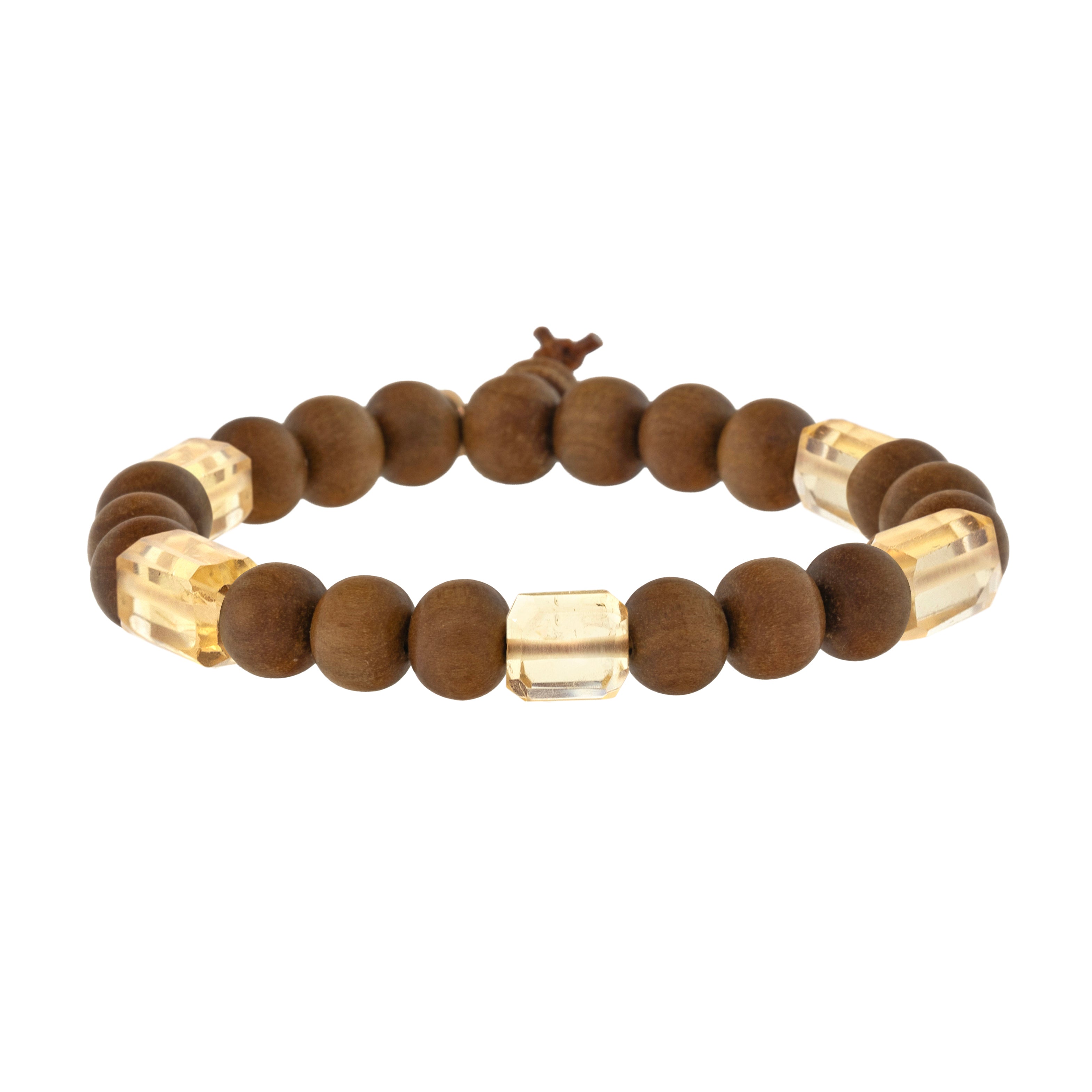 5-Stone Petite Rock Sandalwood Bracelet