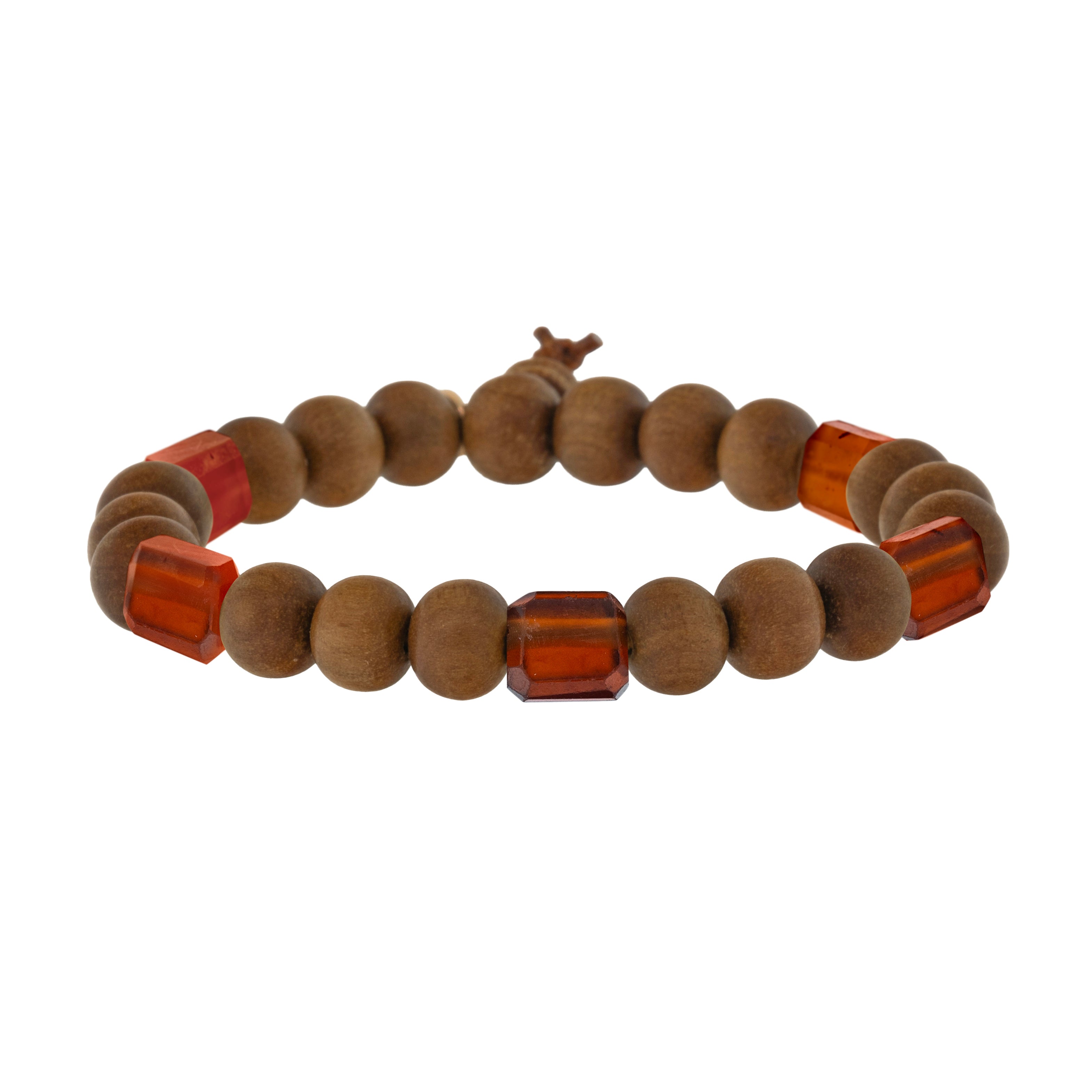 5-Stone Petite Rock Sandalwood Bracelet