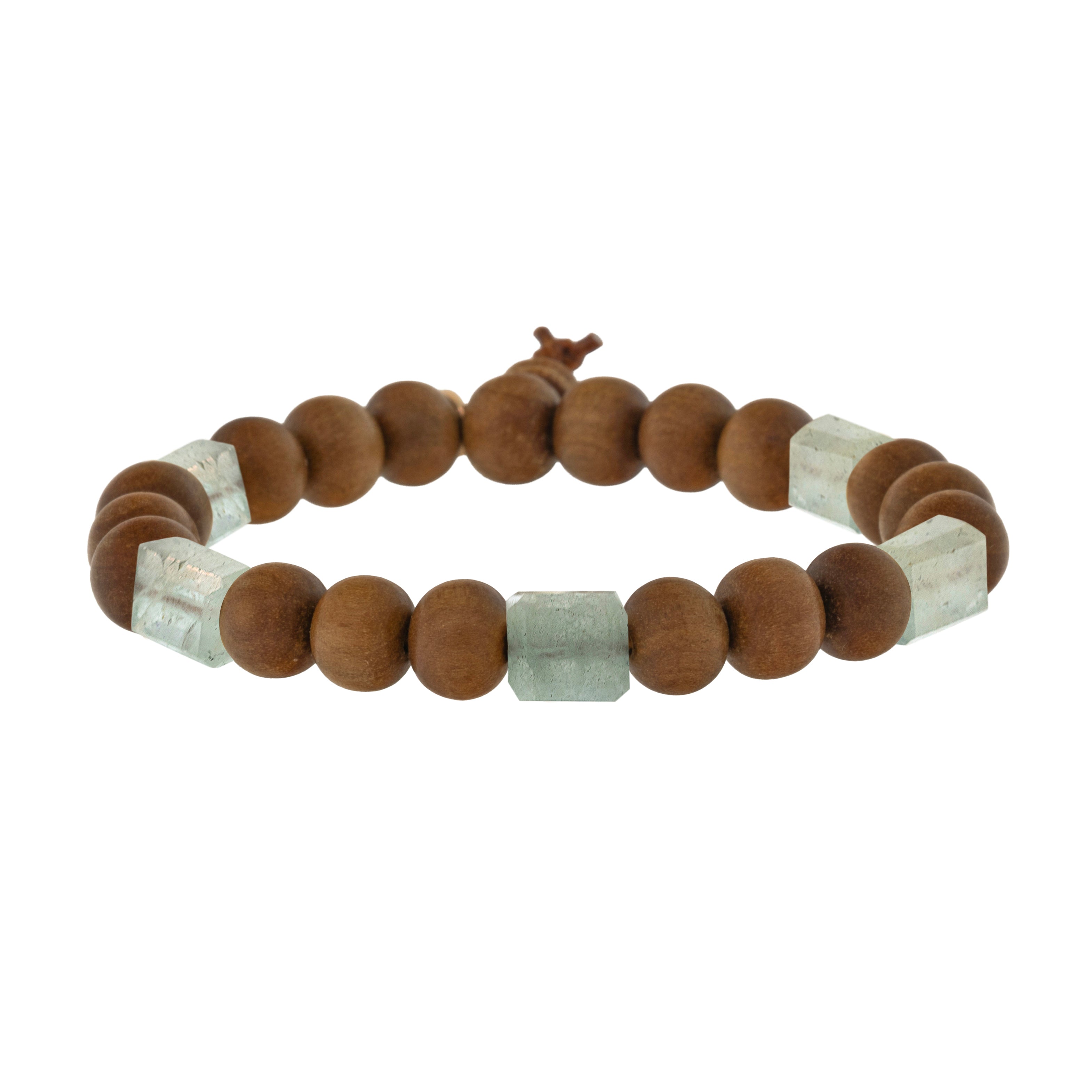 5-Stone Petite Rock Sandalwood Bracelet