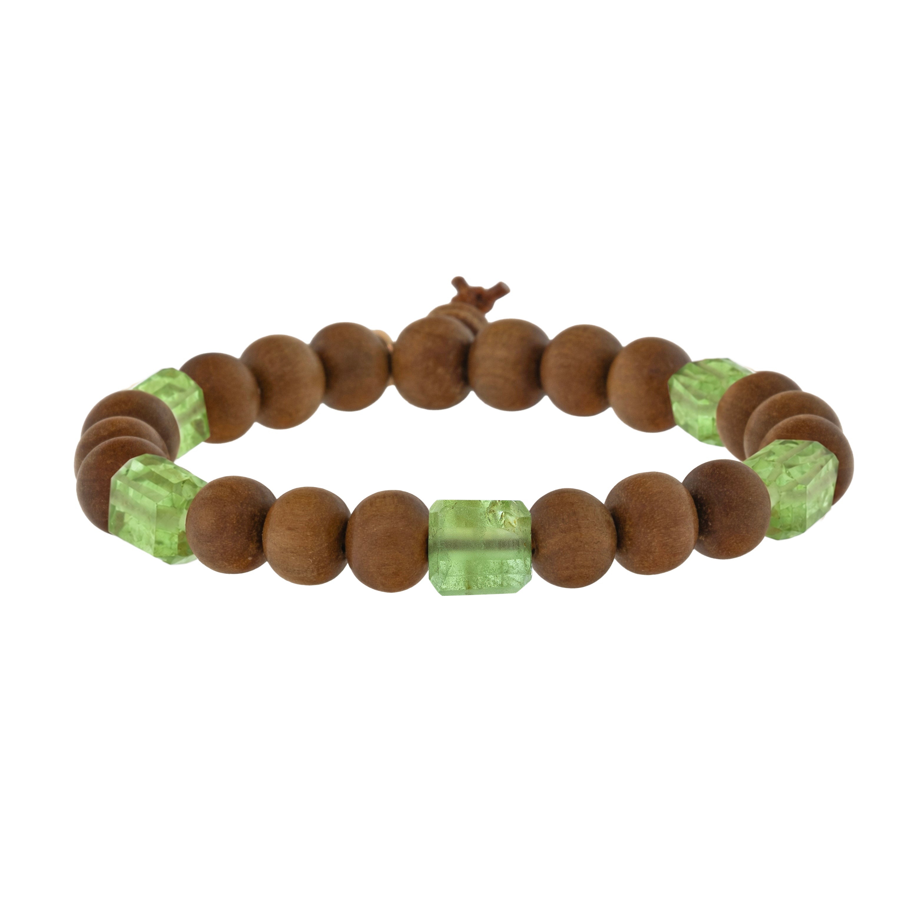 5-Stone Petite Rock Sandalwood Bracelet