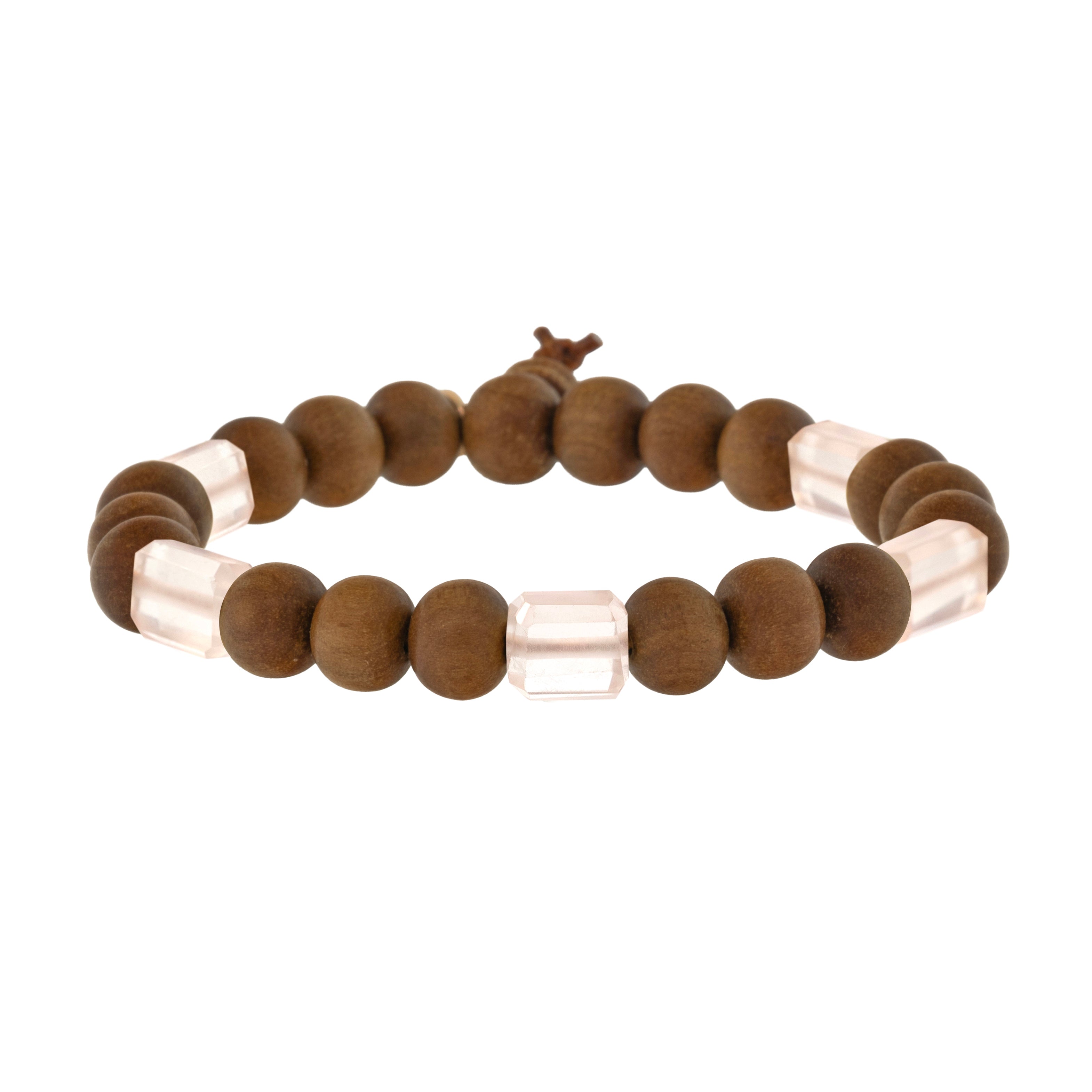 5-Stone Petite Rock Sandalwood Bracelet