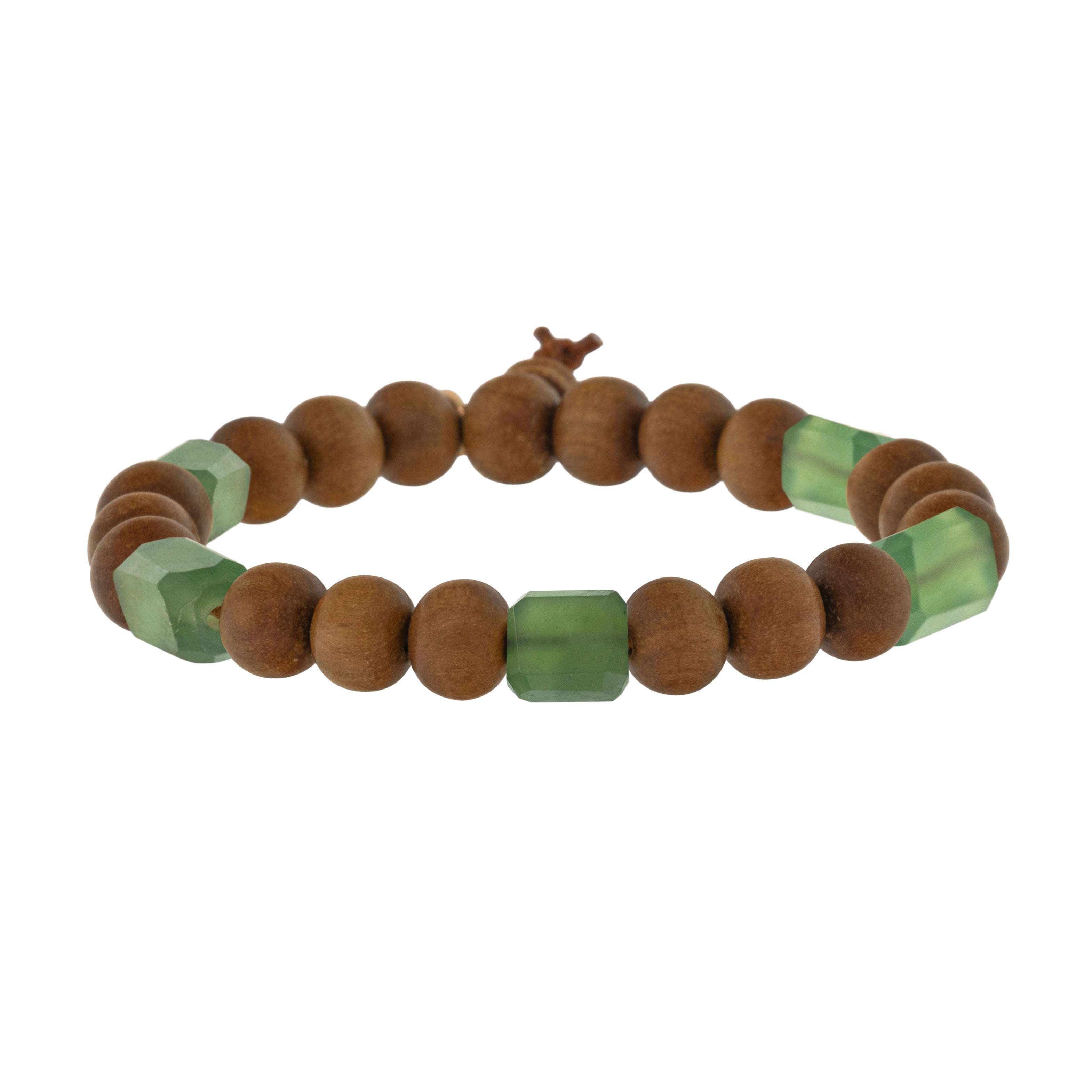 5-Stone Petite Rock Sandalwood Bracelet
