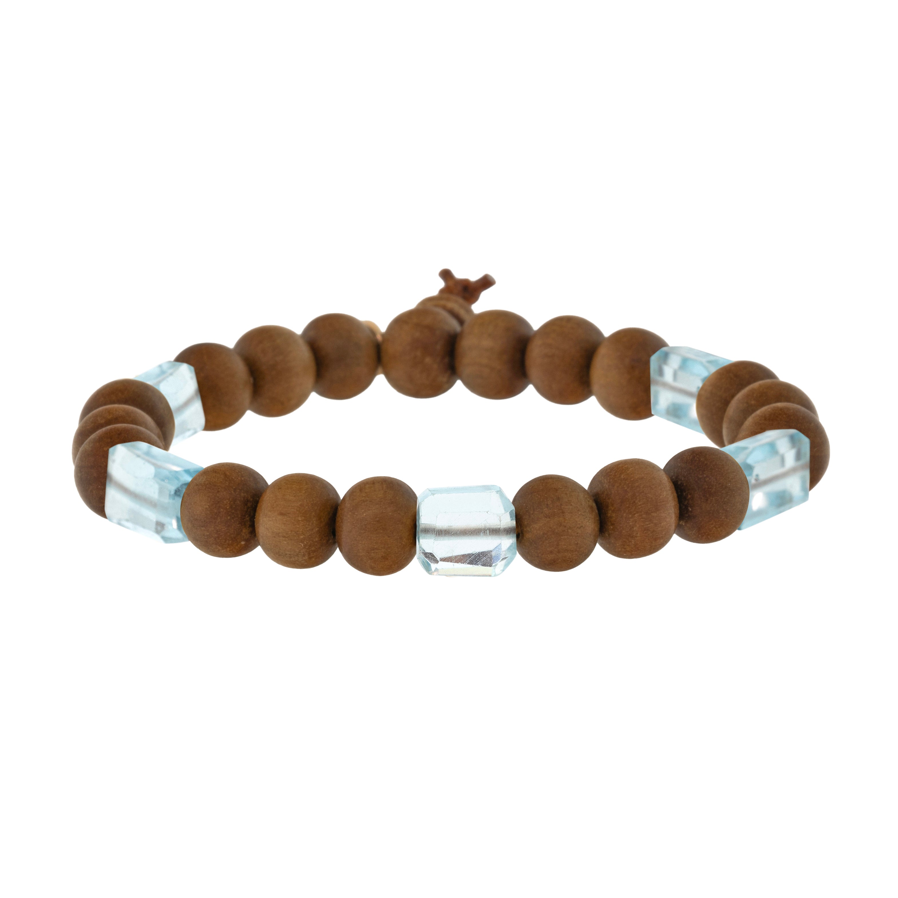 5-Stone Petite Rock Sandalwood Bracelet