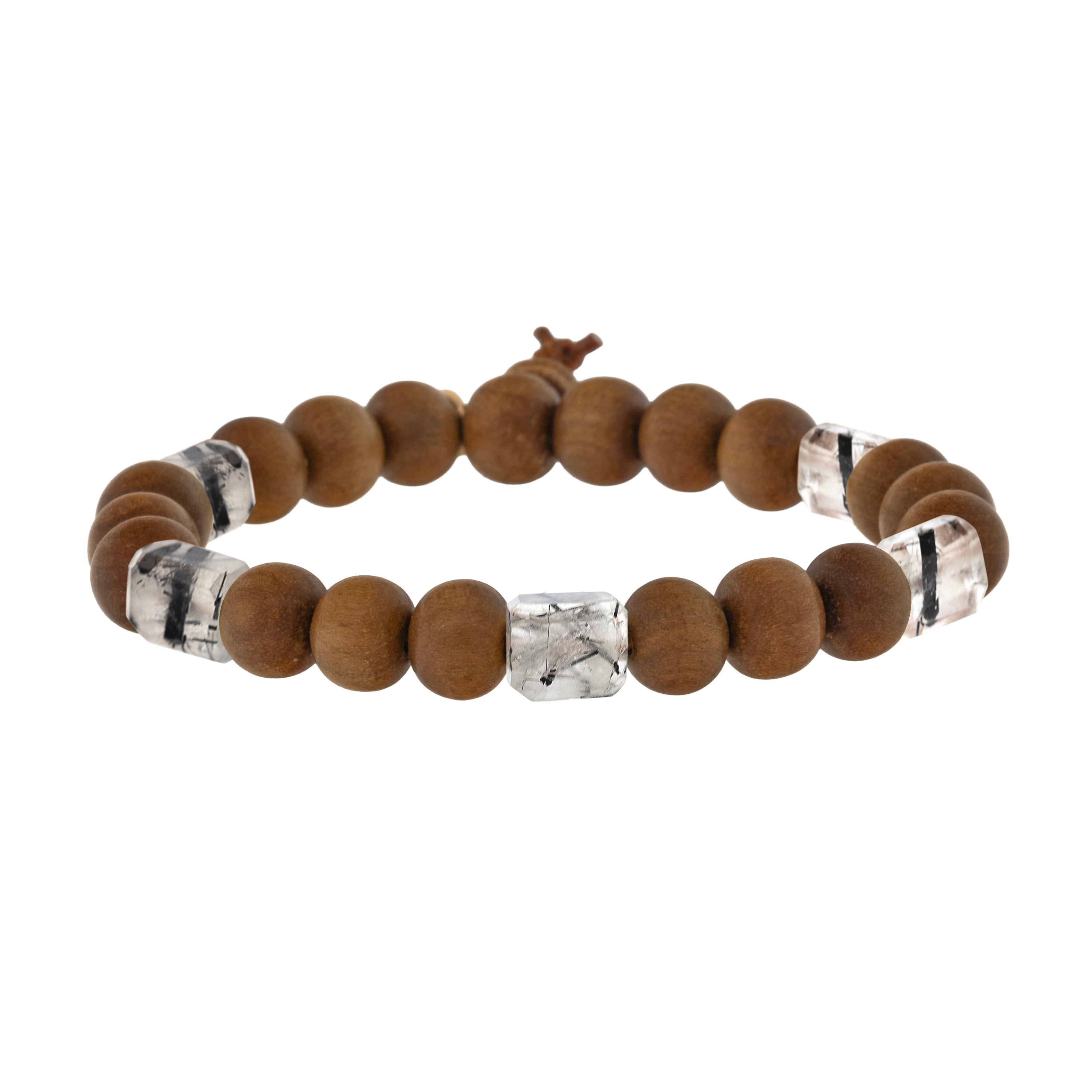 5-Stone Petite Rock Sandalwood Bracelet