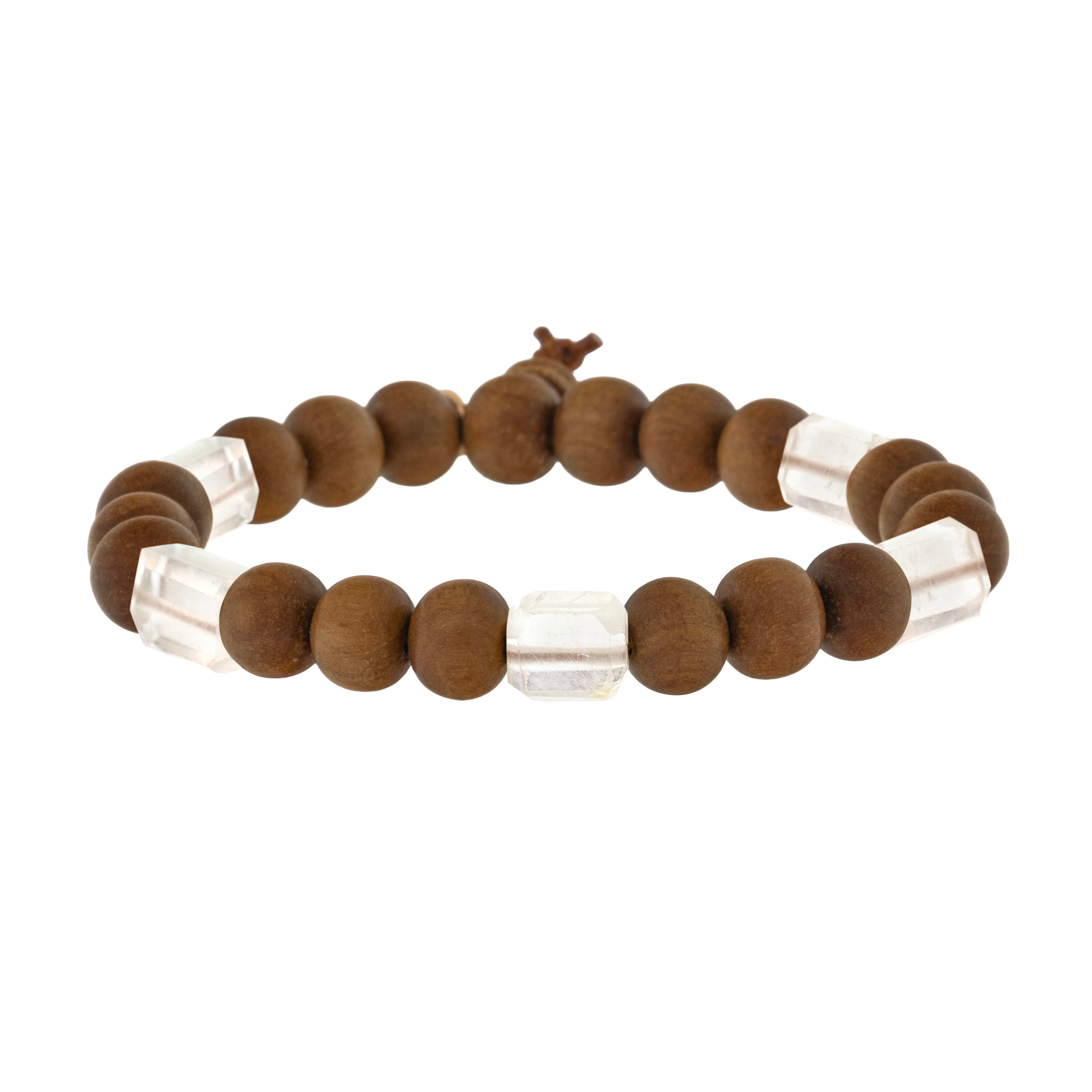 5-Stone Petite Rock Sandalwood Bracelet