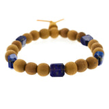 5-Stone Petite Rock Sandalwood Bracelet