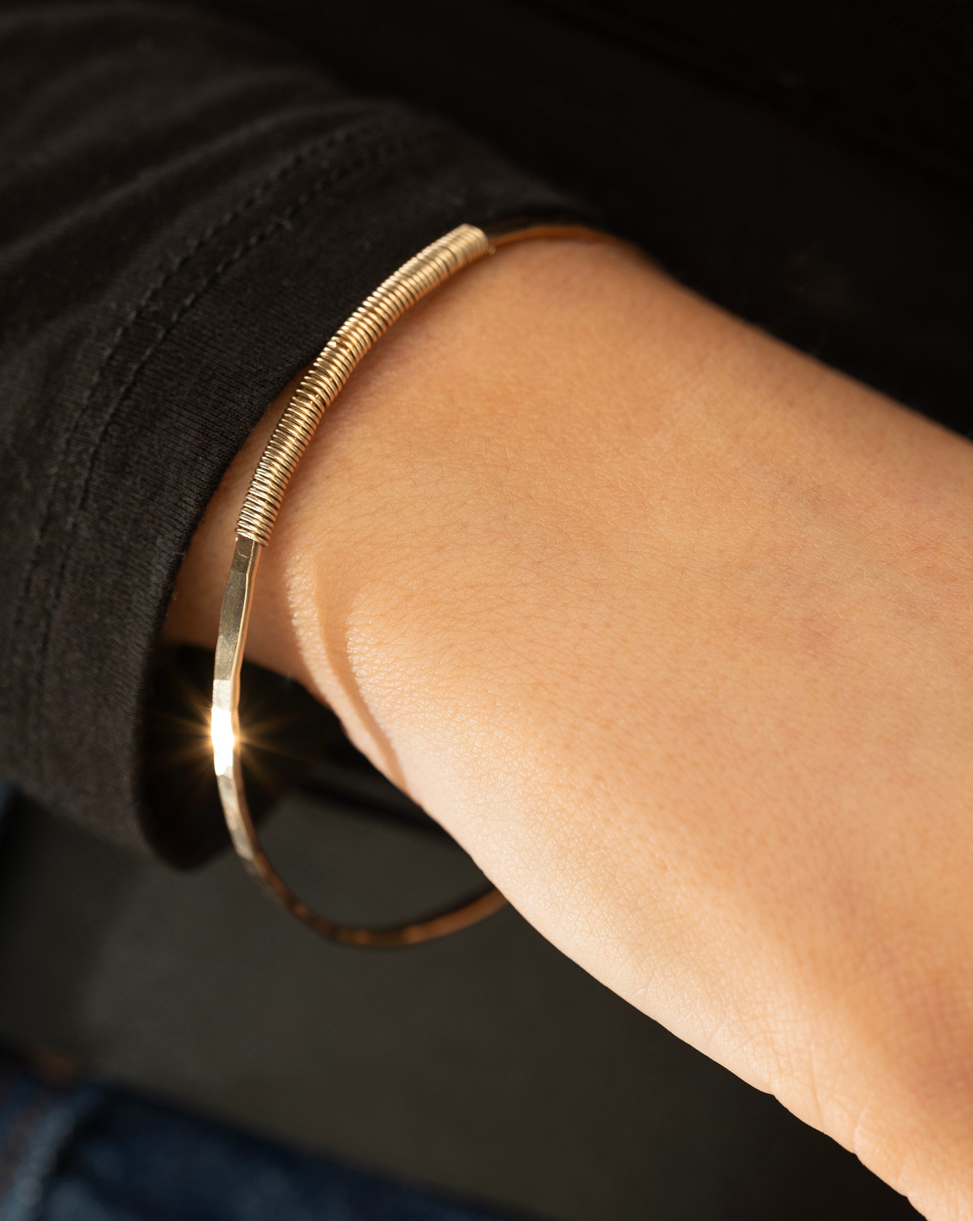 Hammered Bangle