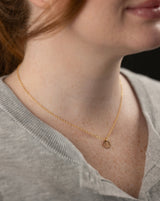 Cancer Ribbon Charm Necklace