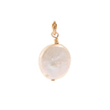 Coin Pearl Charm