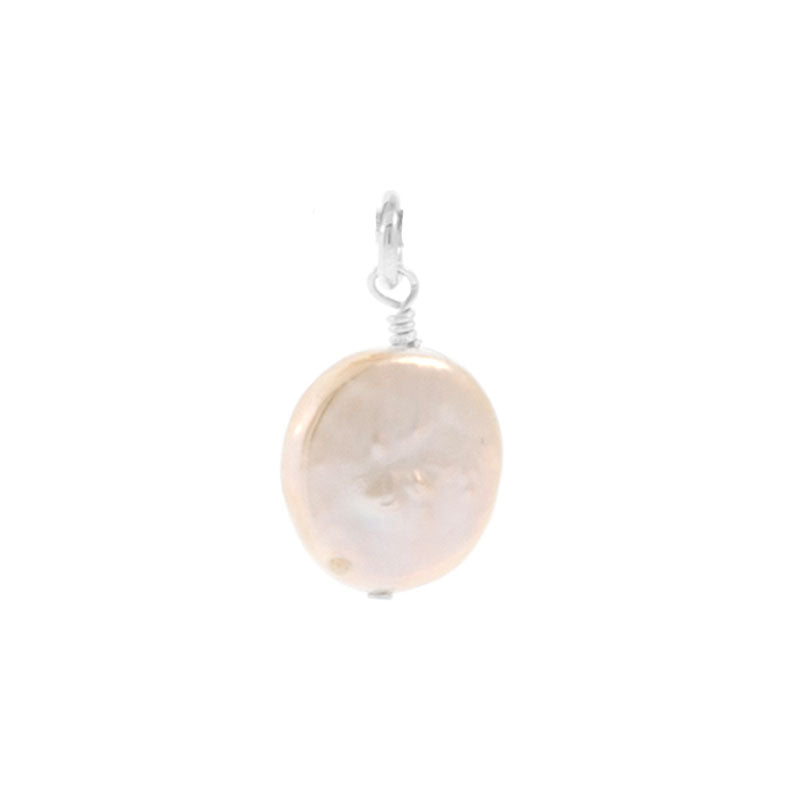 Coin Pearl Charm