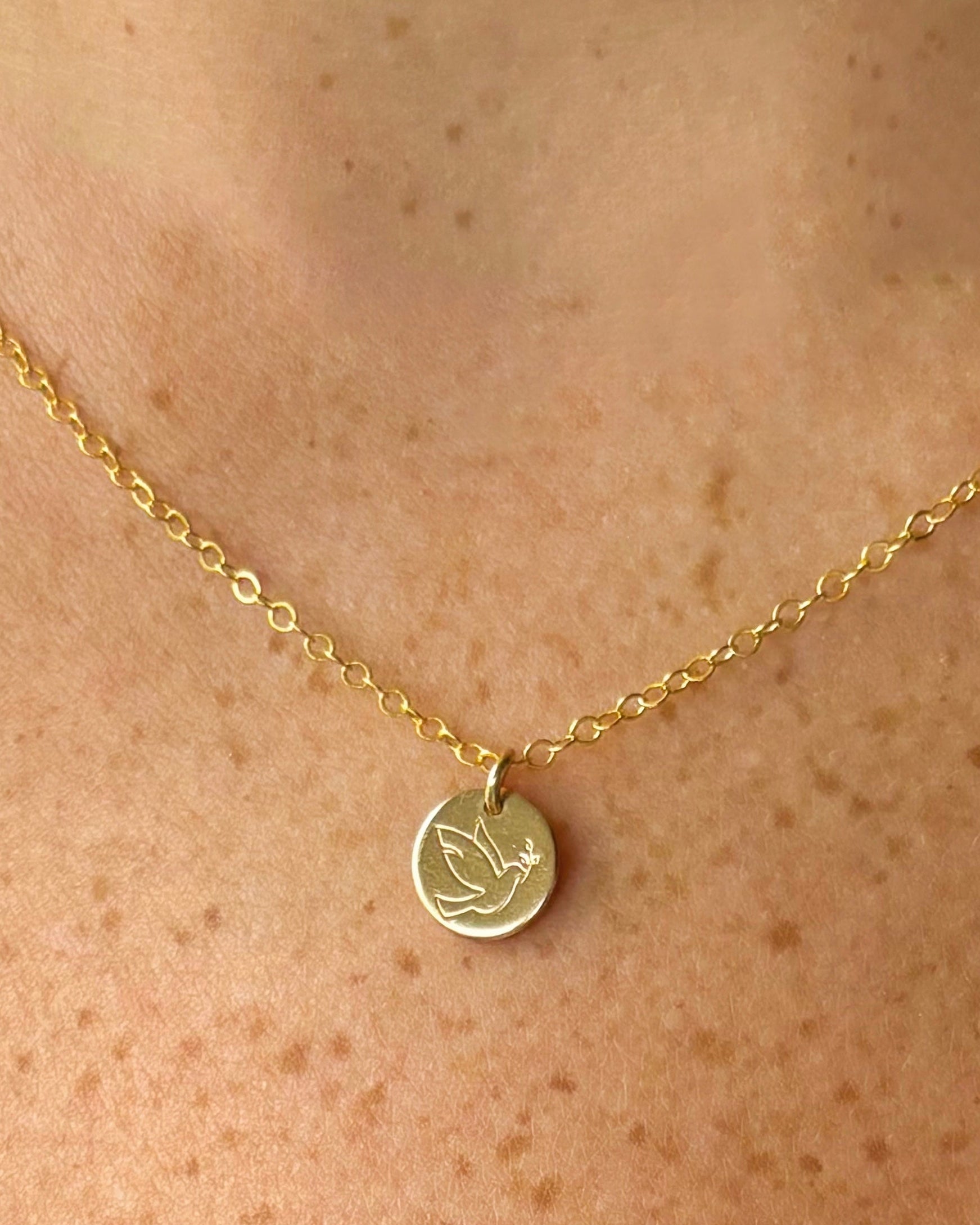 Dove Charm Necklace