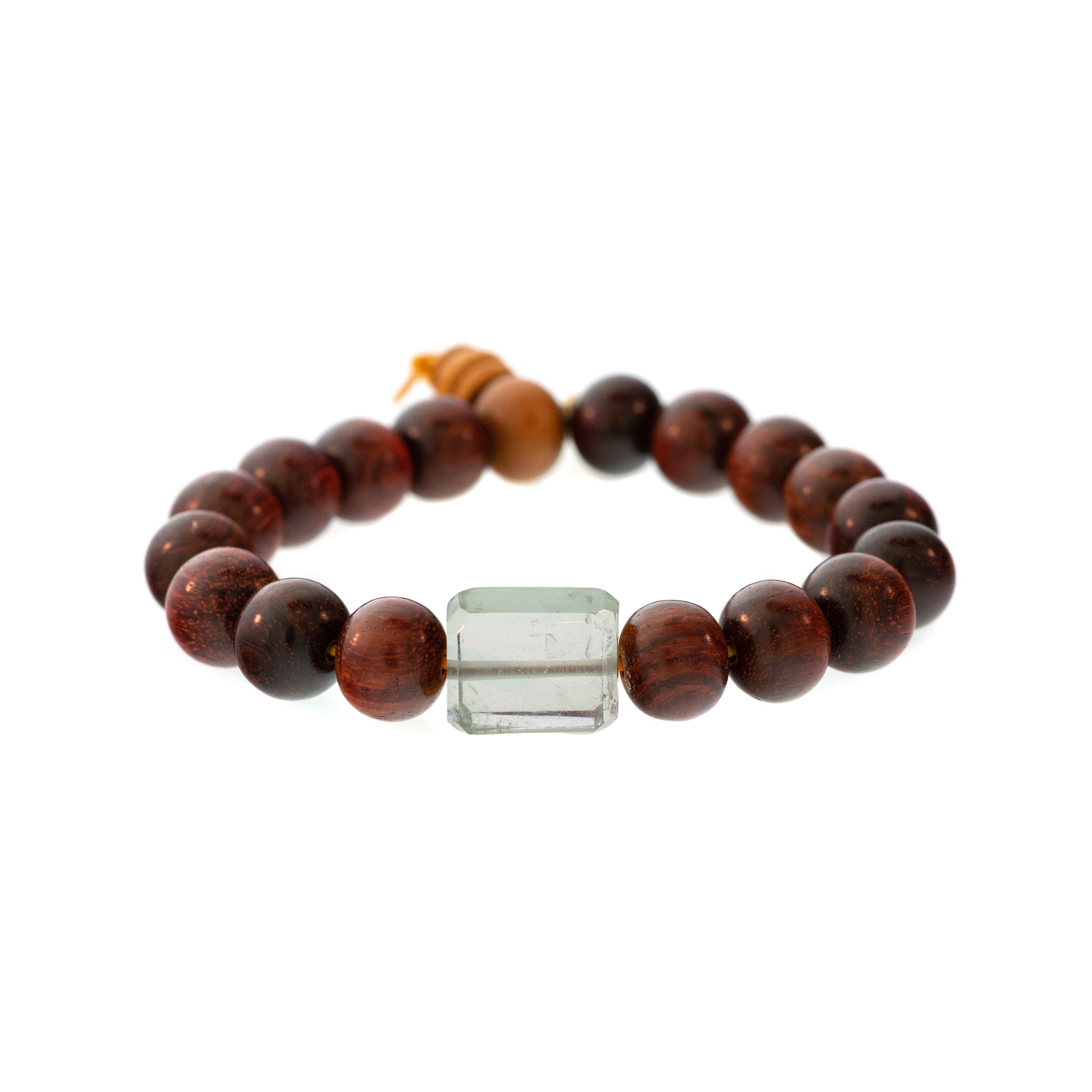 Lots O' Rock Redwood Bead Bracelet