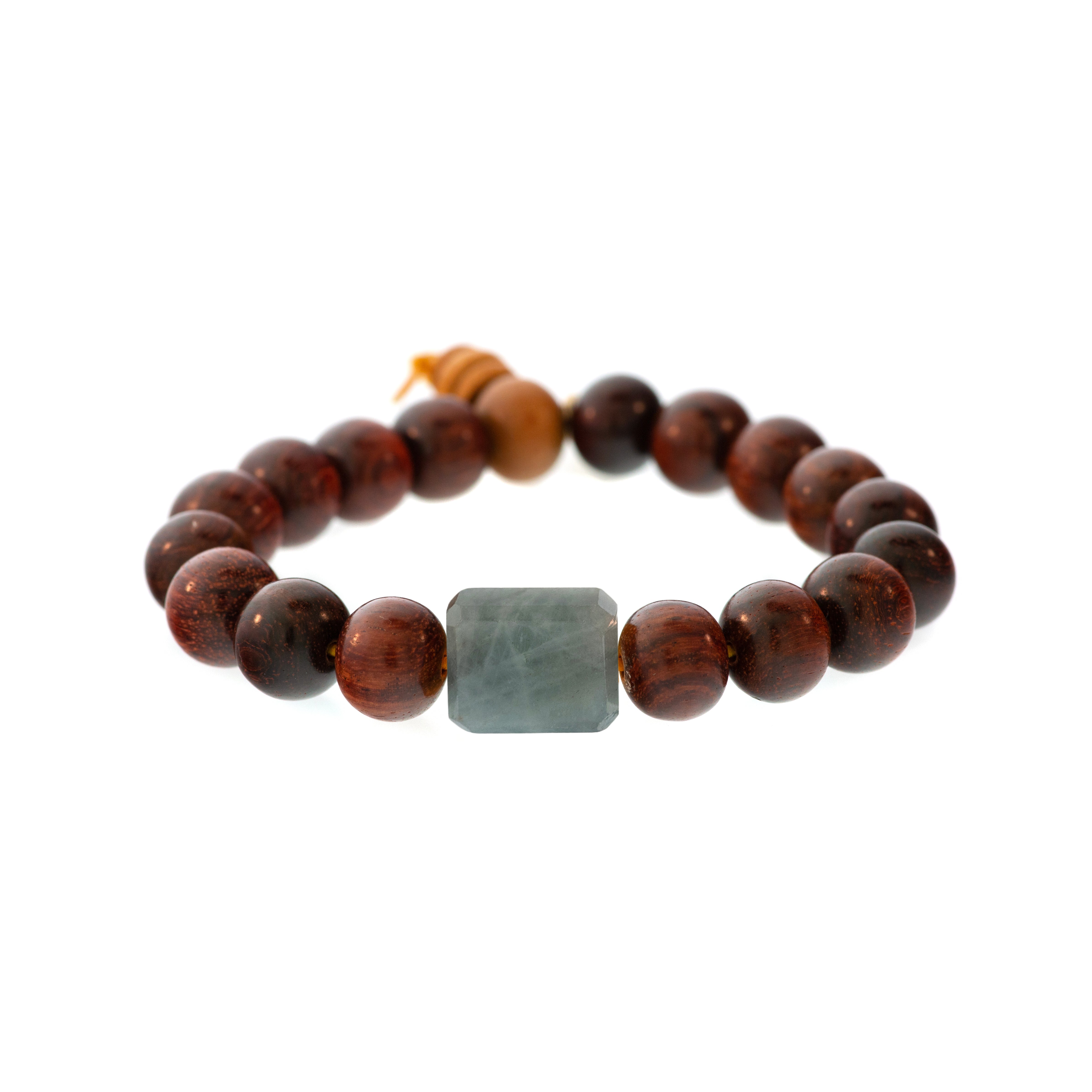 Lots O' Rock Redwood Bead Bracelet
