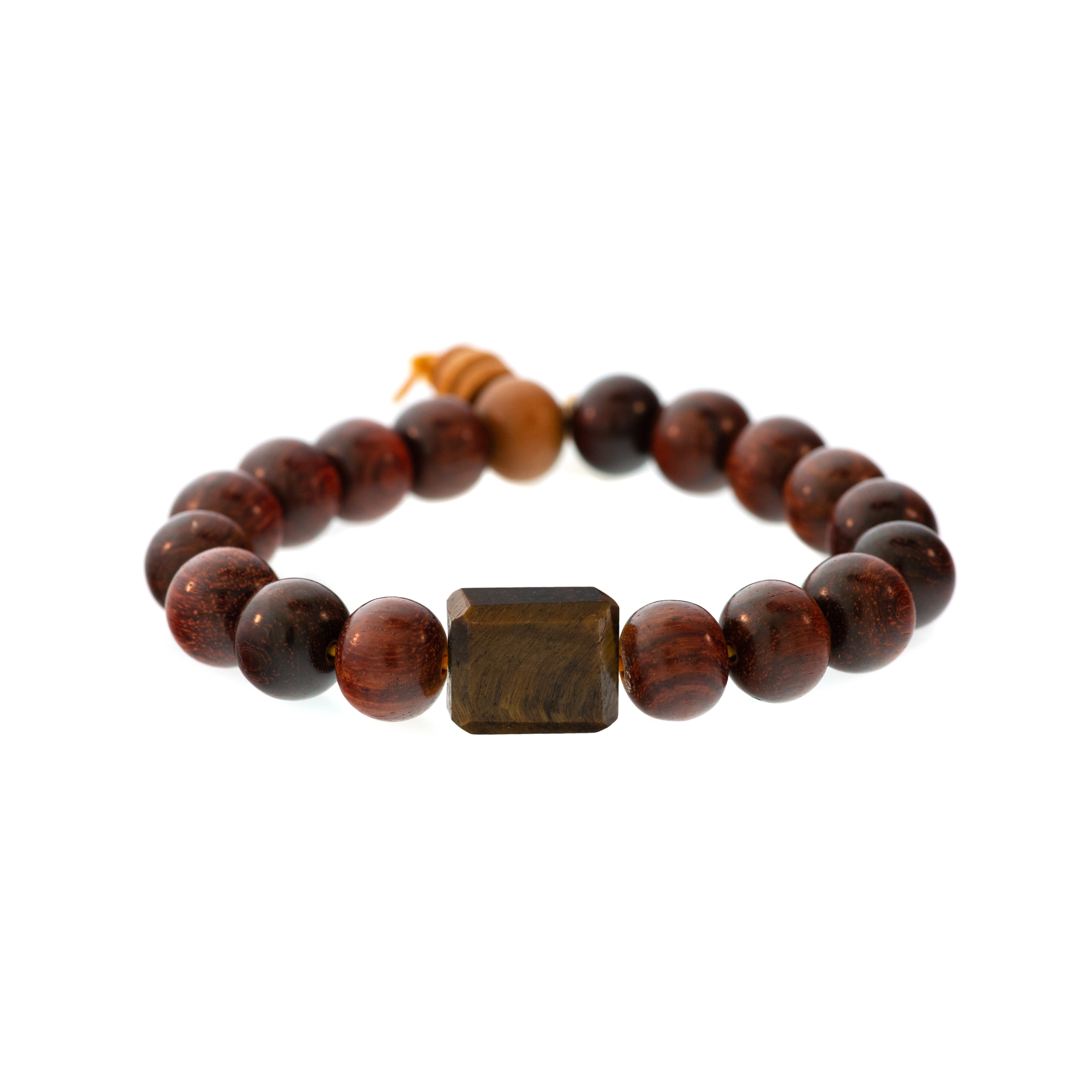 Lots O' Rock Redwood Bead Bracelet