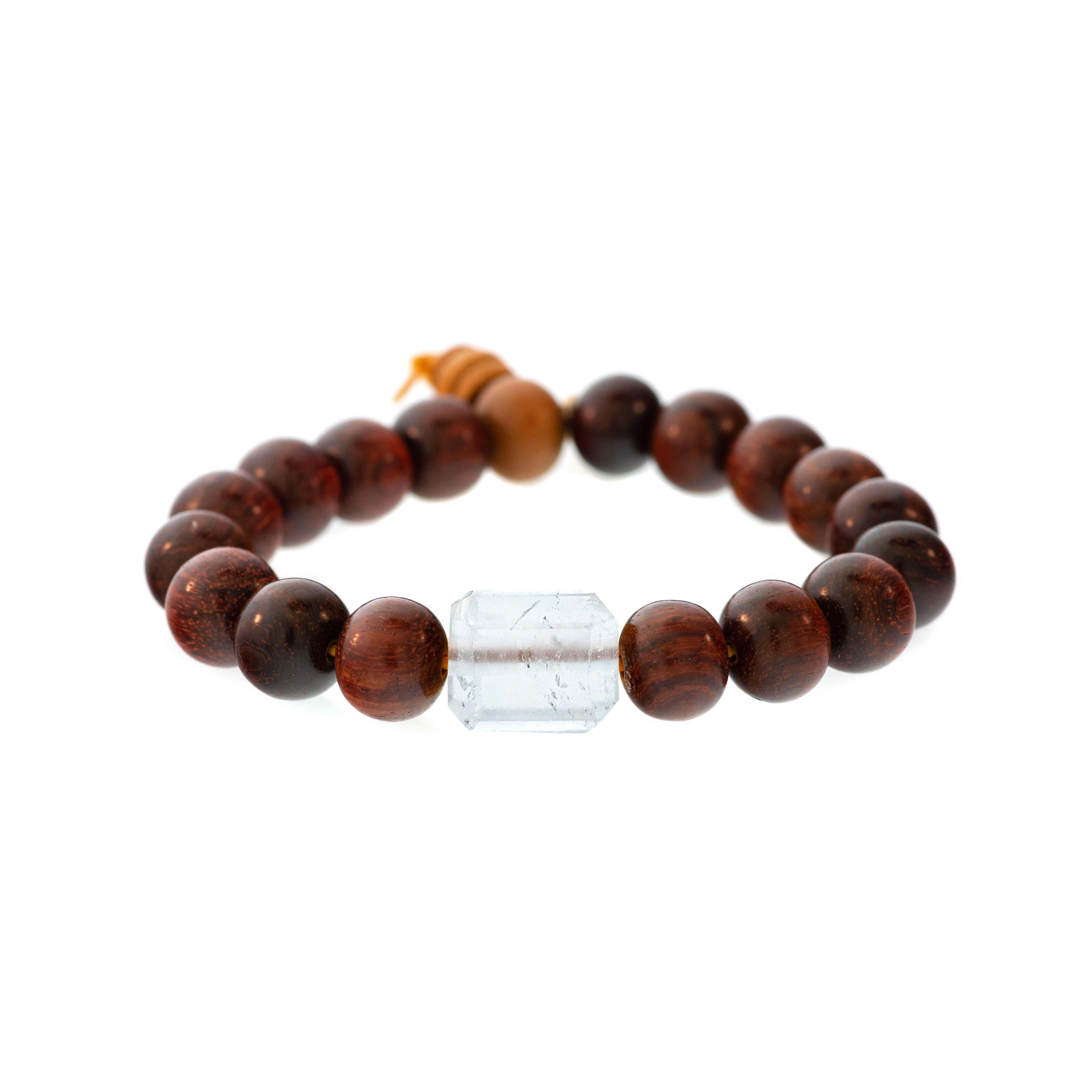 Lots O' Rock Redwood Bead Bracelet