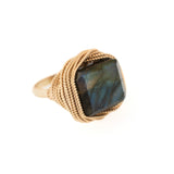 Lots O' Rock Twisted Wire Nest Ring