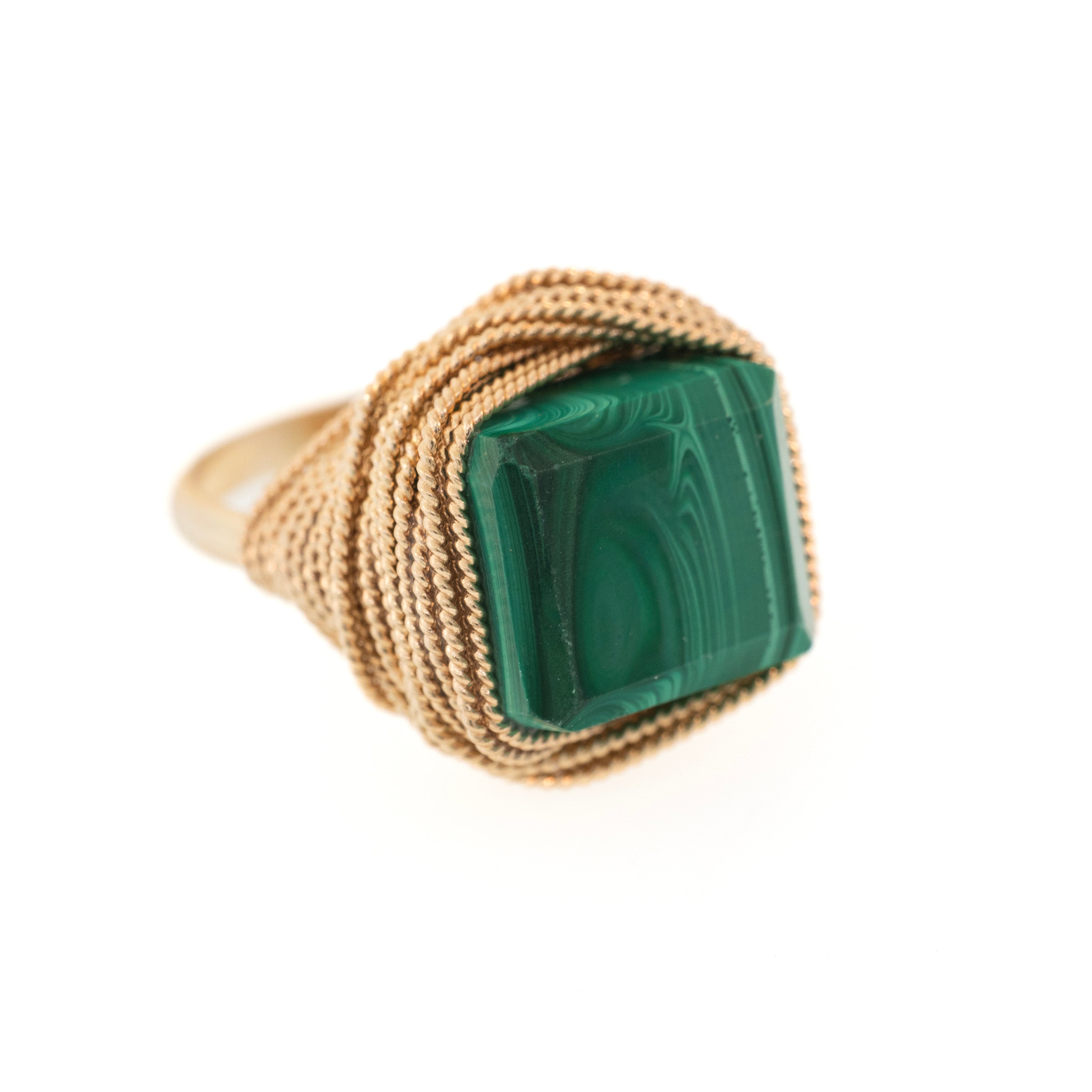 Lots O' Rock Twisted Wire Nest Ring