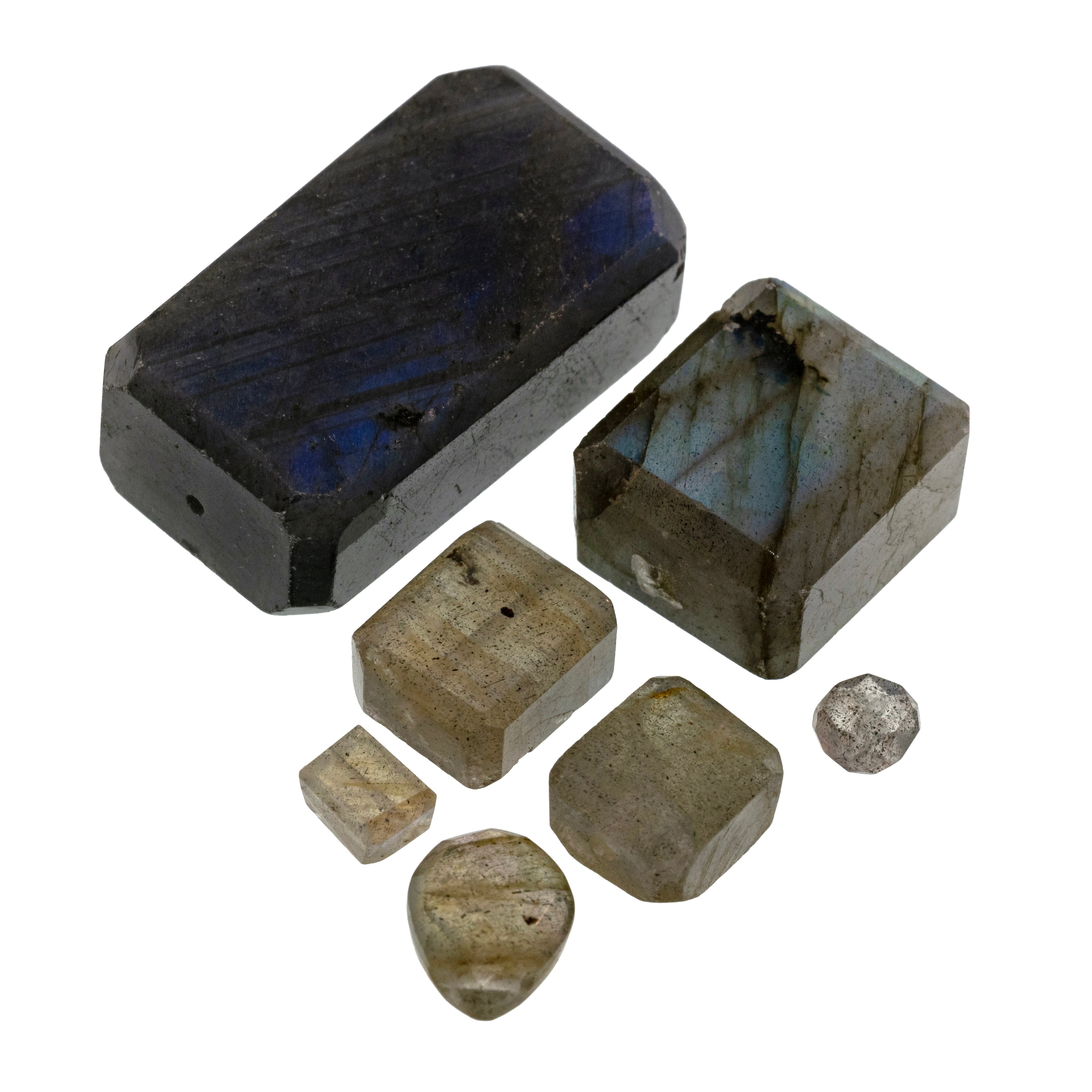 Labradorite gemstone cluster
