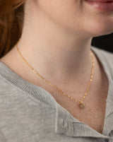 Lotus Charm Necklace