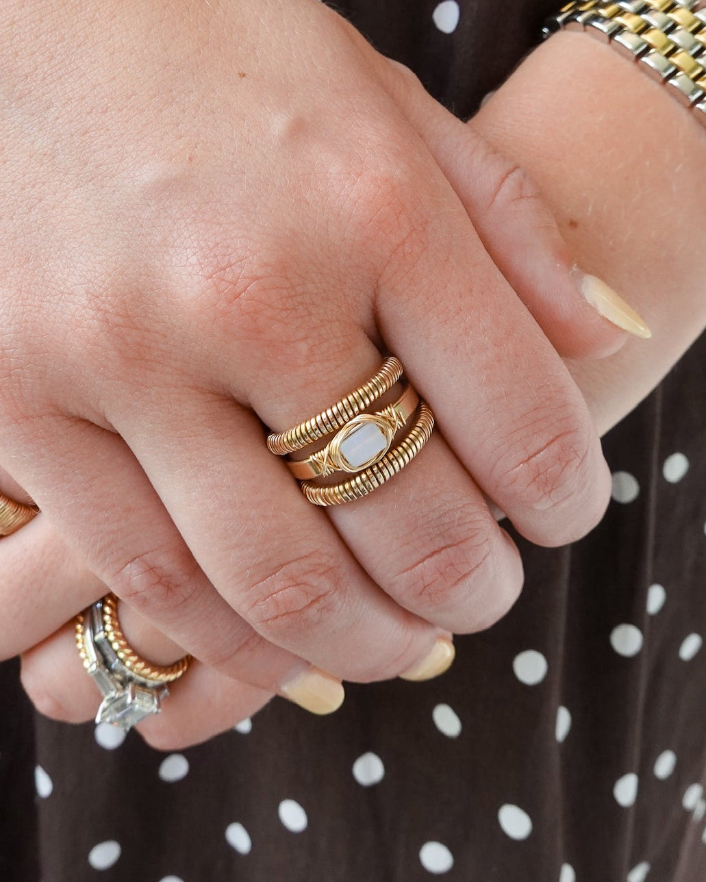 Mini Rock Nest Ring