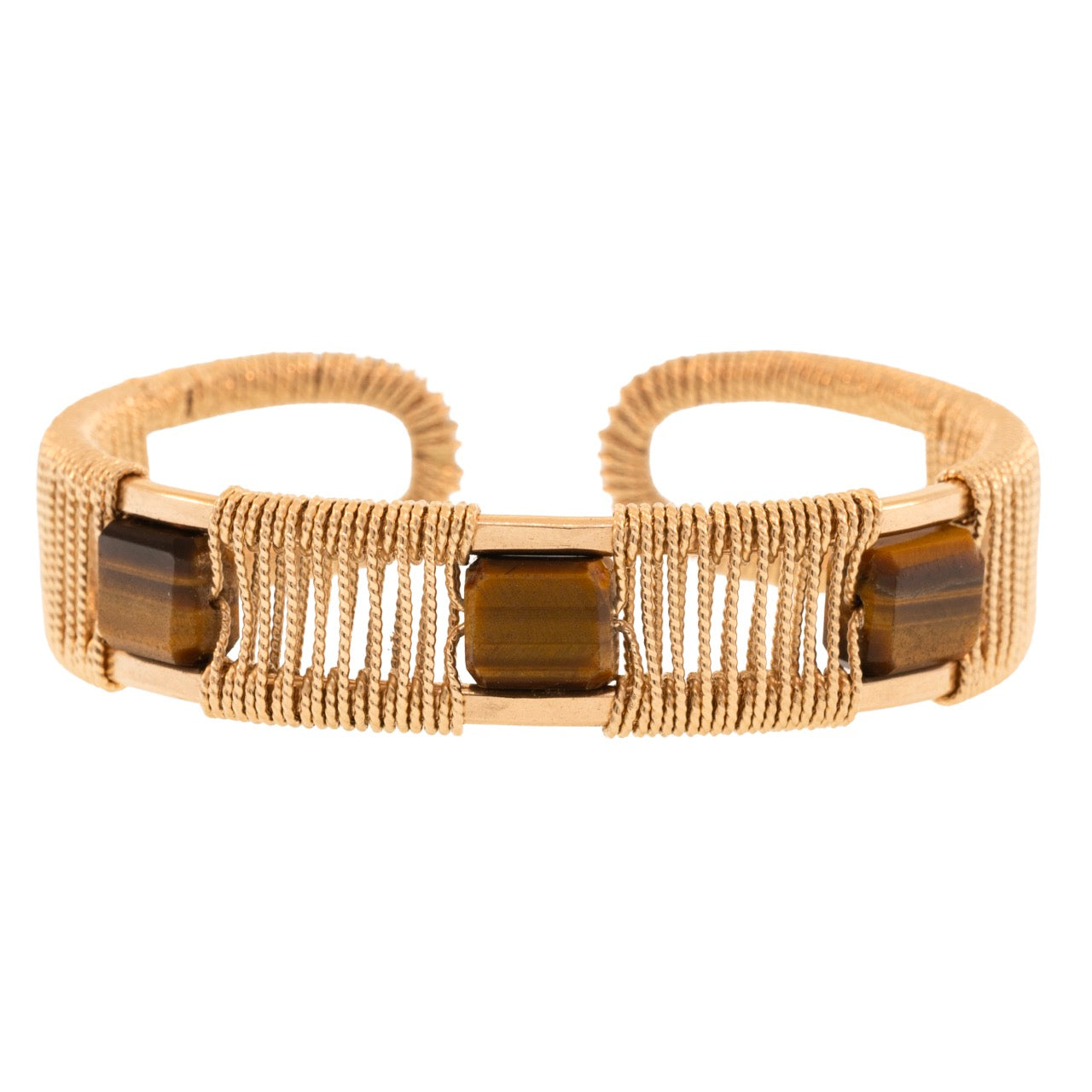 Petite Rock 3-Stone Cuff
