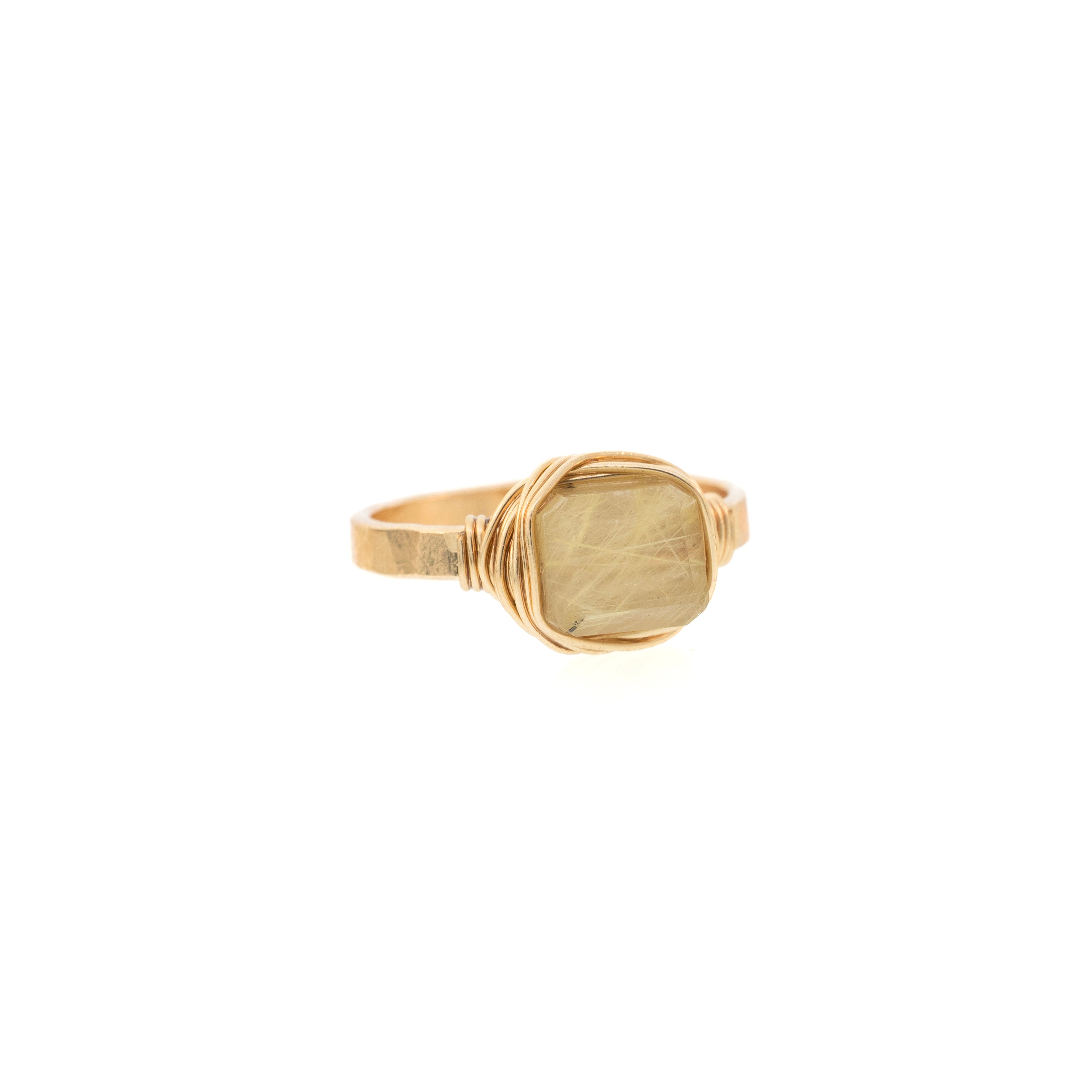 Petite Rock Nest Ring