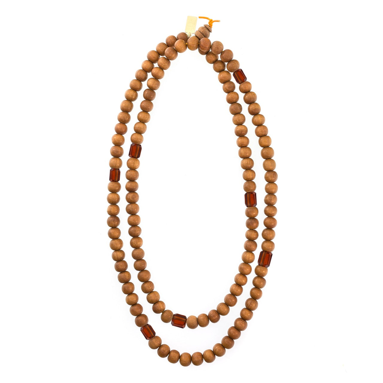 Petite Rock Sandalwood Necklace