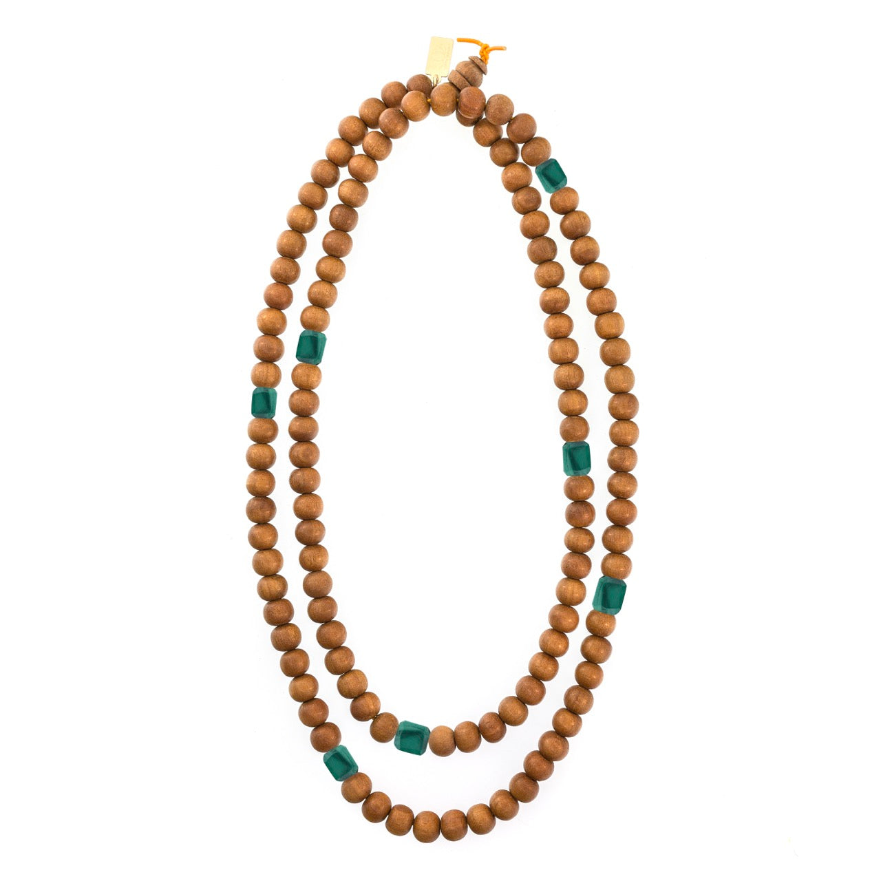 Petite Rock Sandalwood Necklace
