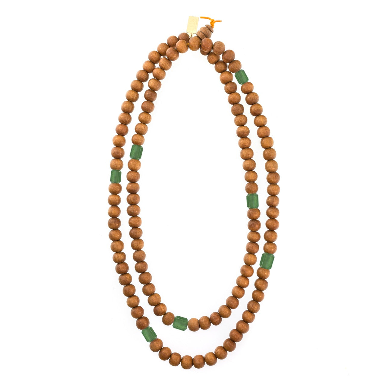 Petite Rock Sandalwood Necklace