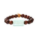 Rockstar Redwood Bead Bracelet