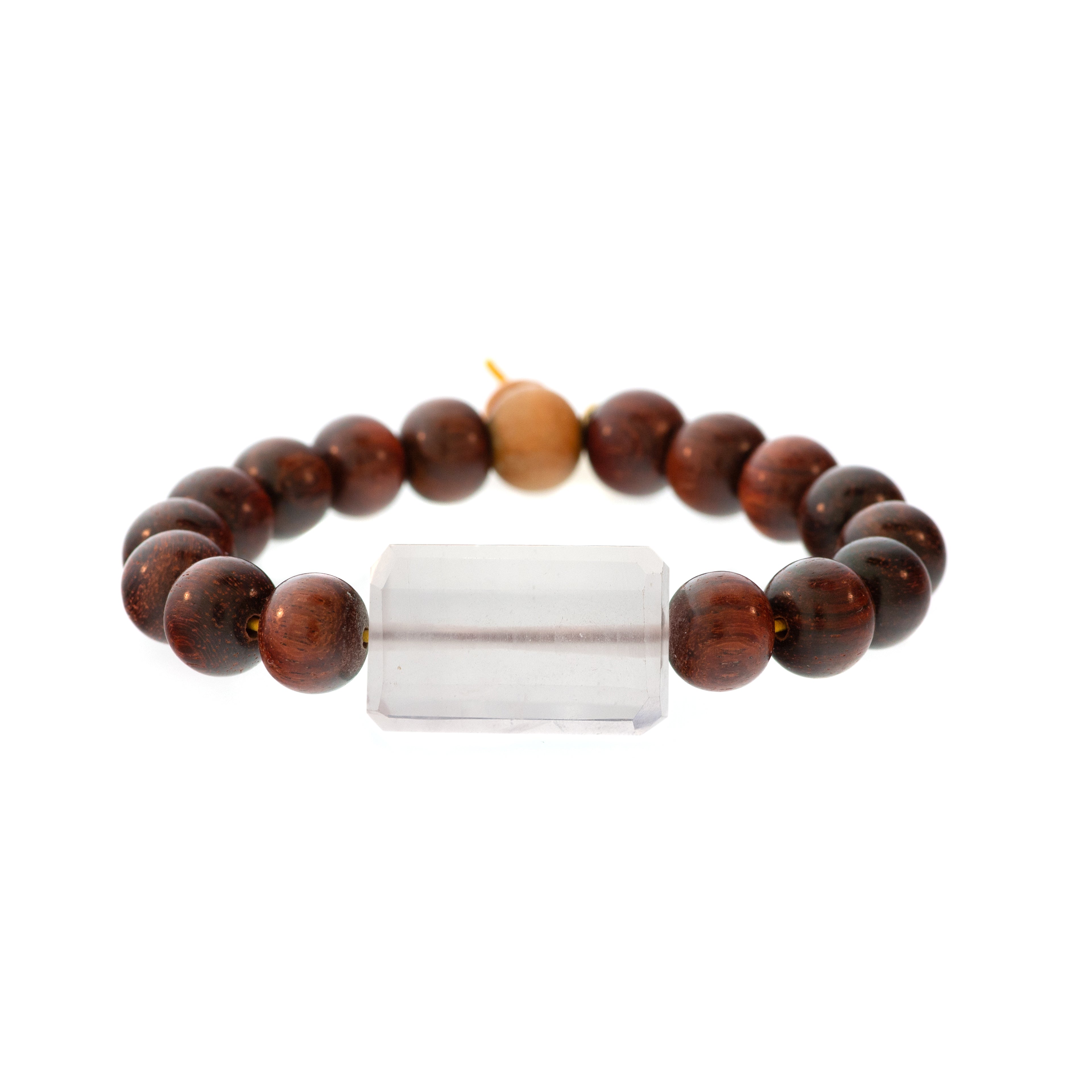Rockstar Redwood Bead Bracelet