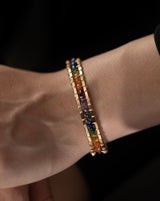 Rainbow Rondelle Dominique Cuff