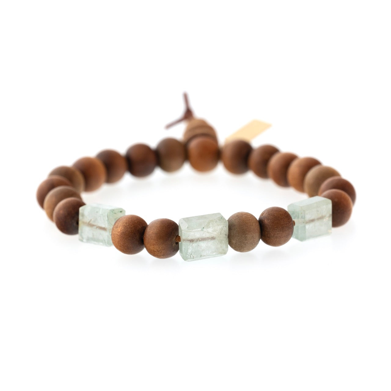 3-Stone Raj Sandalwood Bracelet