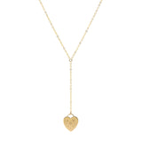 Sparkly Heart Lariat
