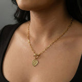 Sparkly Heart Charm Necklace