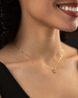Star of David Charm Necklace