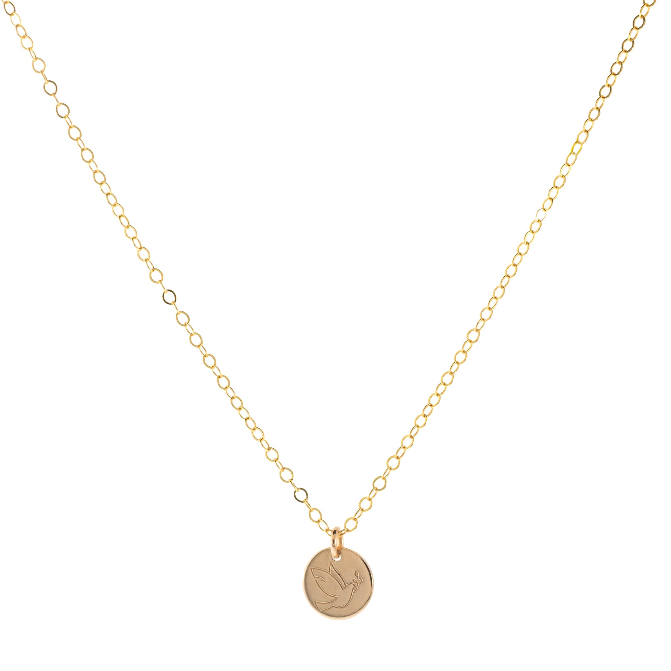 Dove Charm Necklace