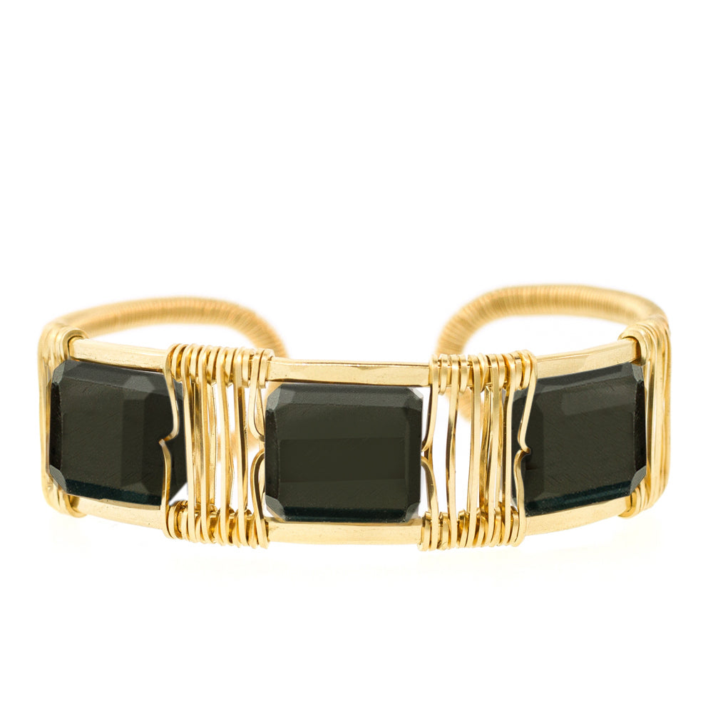 Lots O' Rock 3-Stone Cuff